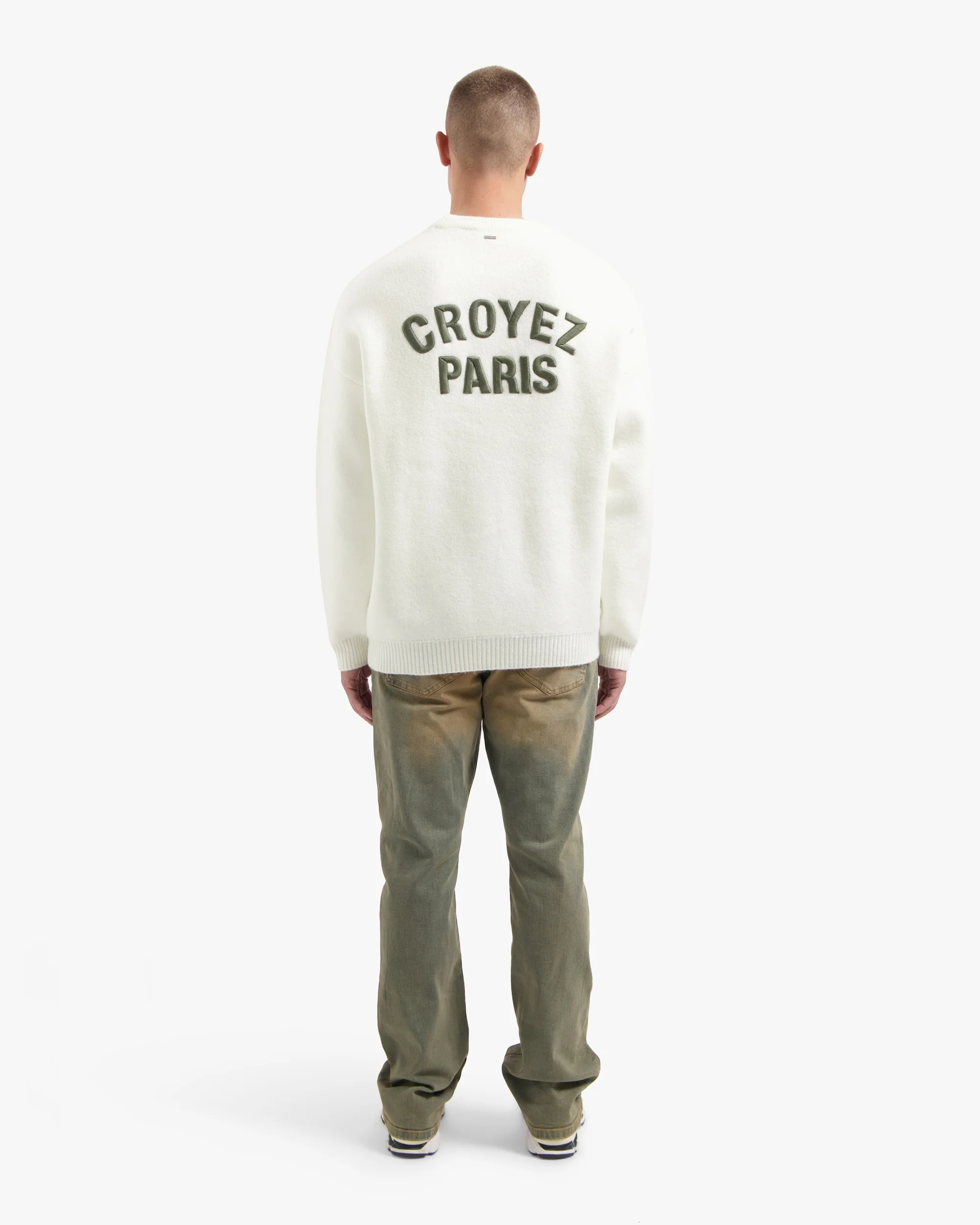 CROYEZ PARIS KNIT SWEATER | OFF-WHITE - Image 6