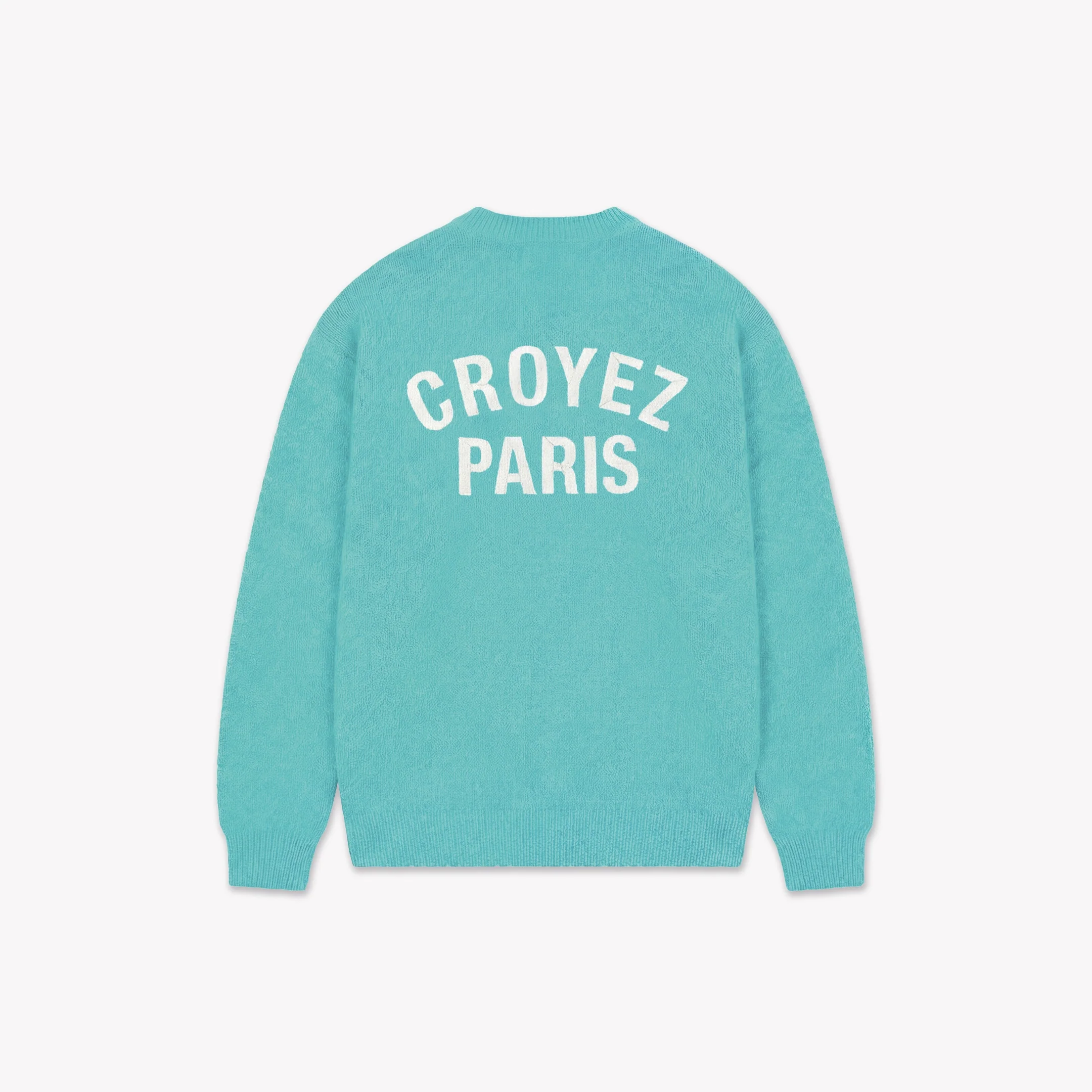 Croyez Paris Knit Sweater | Tiffany Blue - Image 2