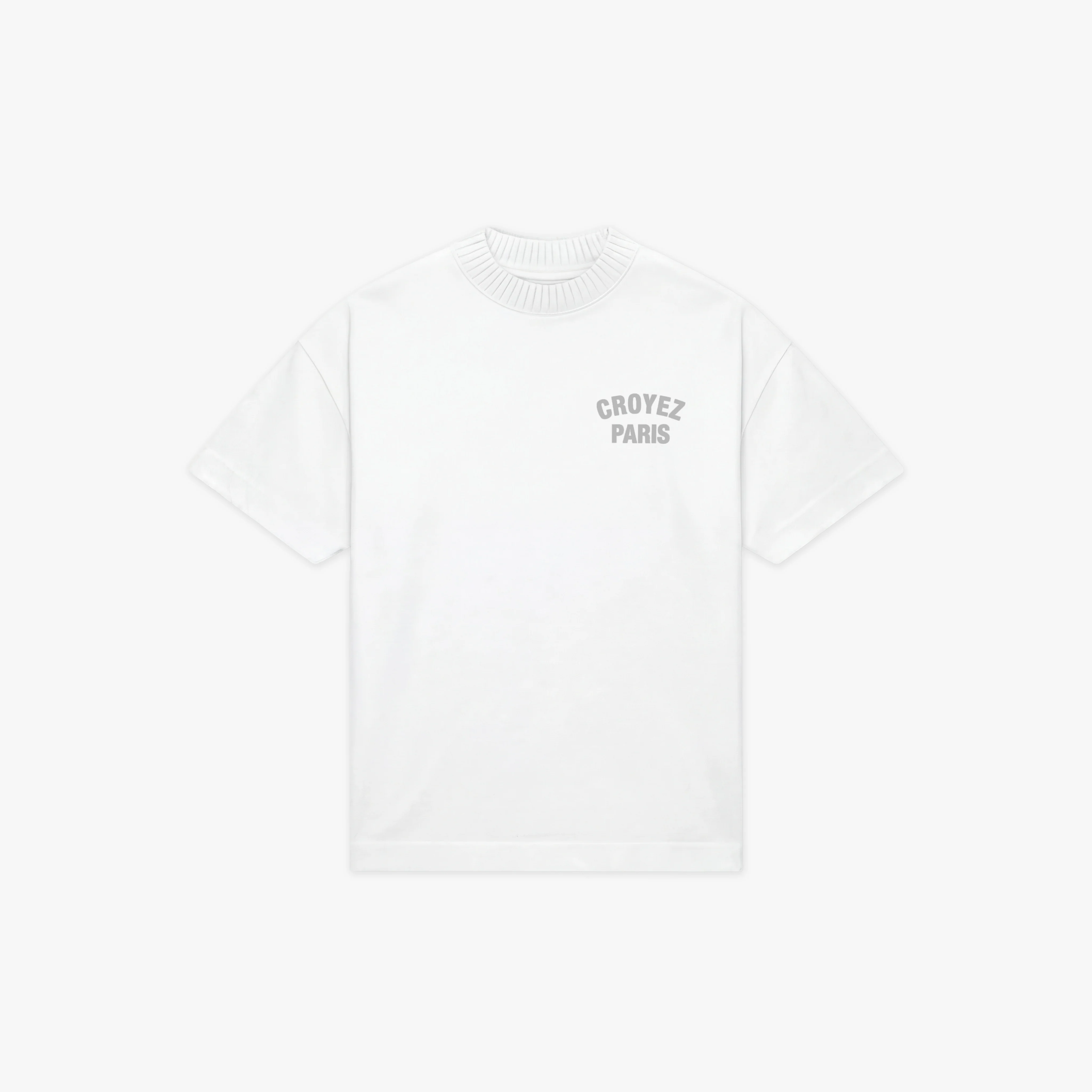 Croyez Paris Knit T-Shirt | White
