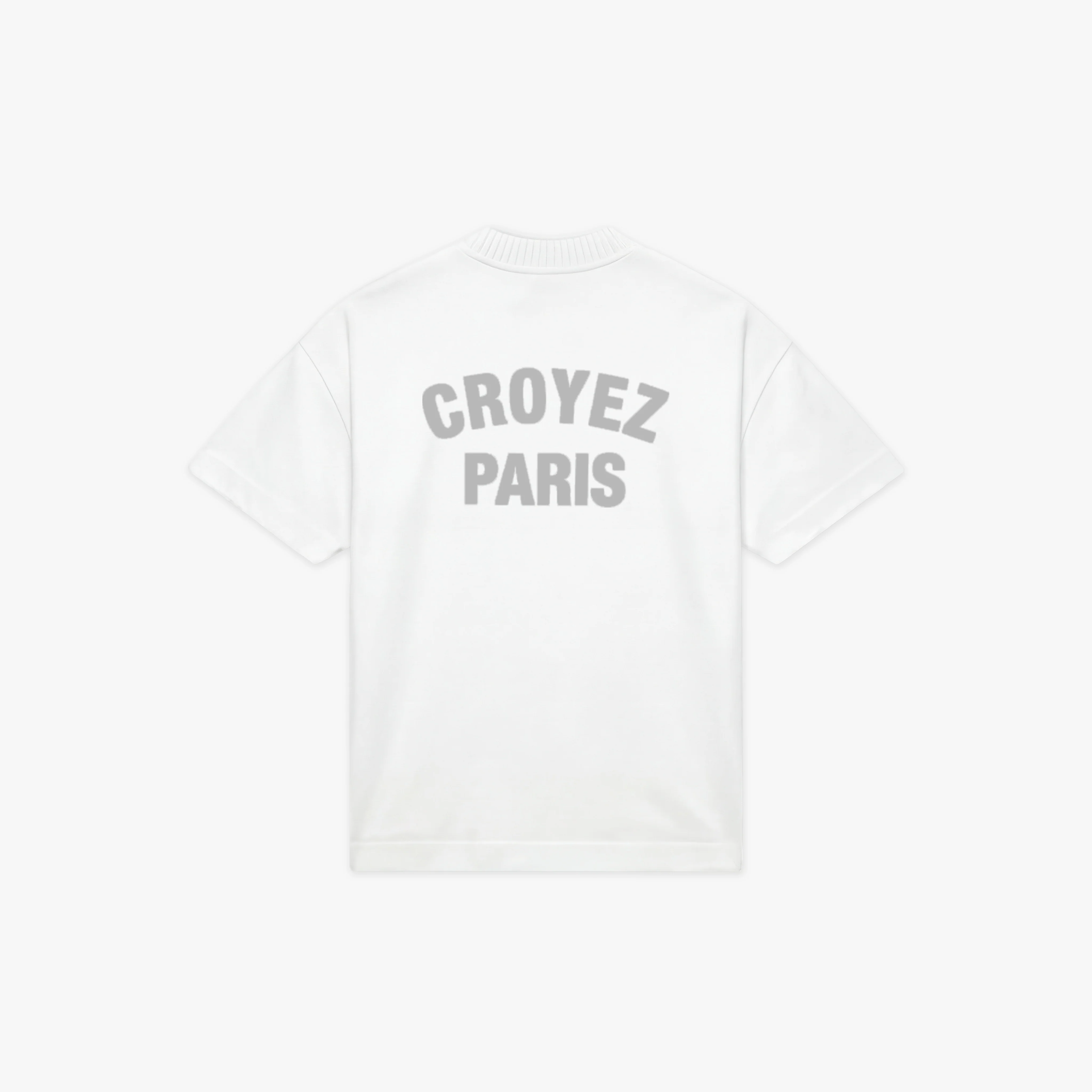 Croyez Paris Knit T-Shirt | White - Image 2
