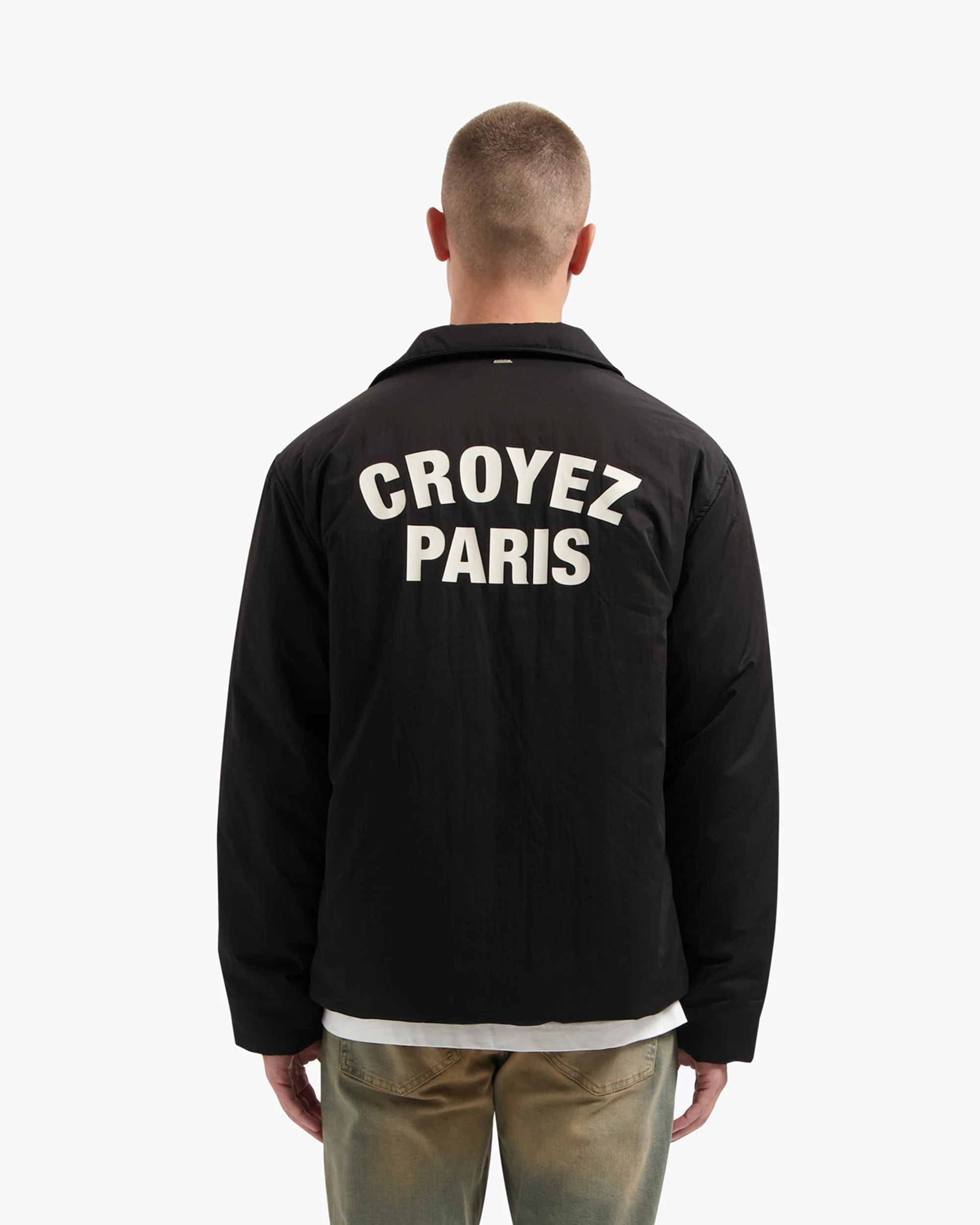 CROYEZ PARIS PADDED COACH JACKET | BLACK - Image 4