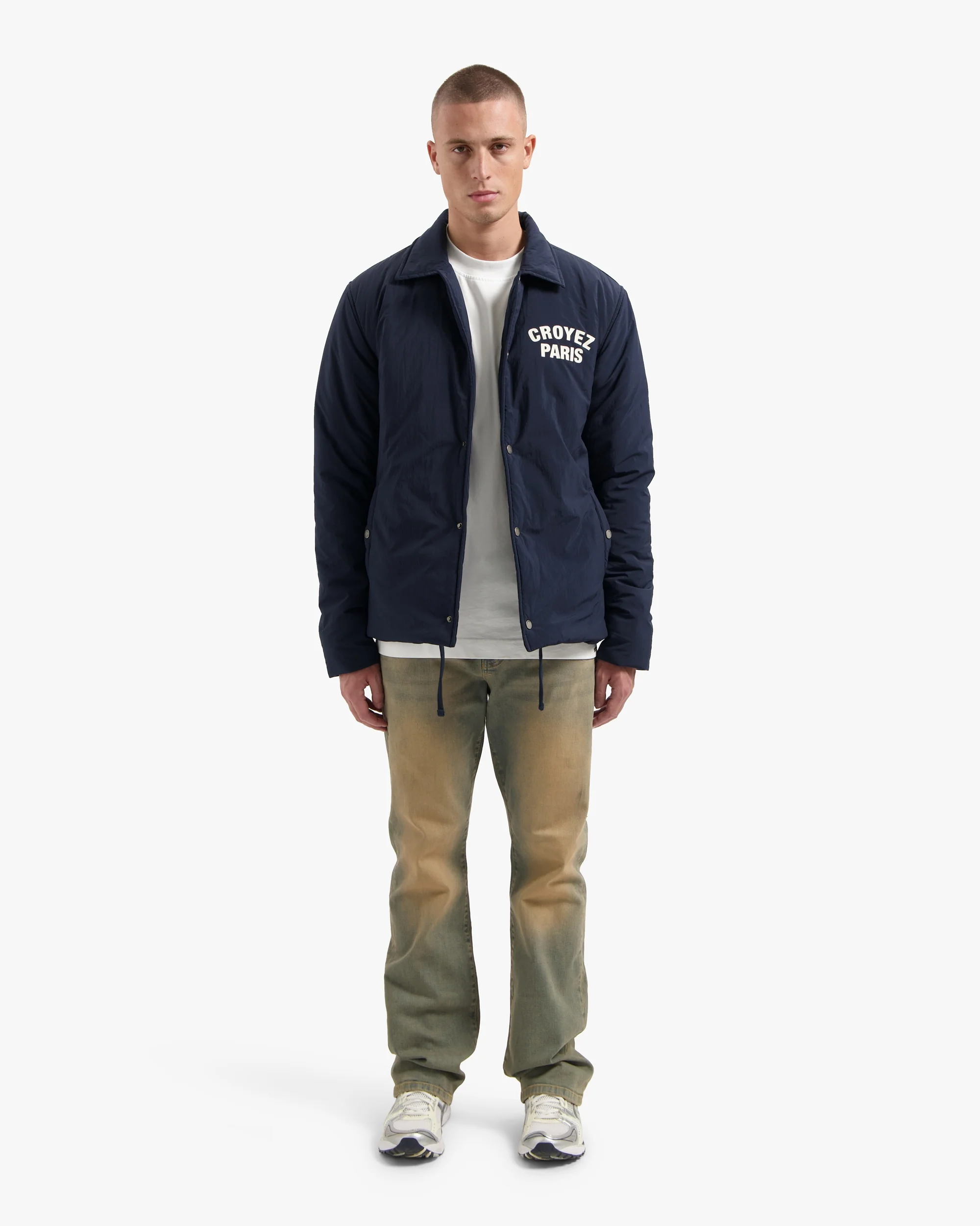 CROYEZ PARIS PADDED COACH JACKET | NAVY - Image 5