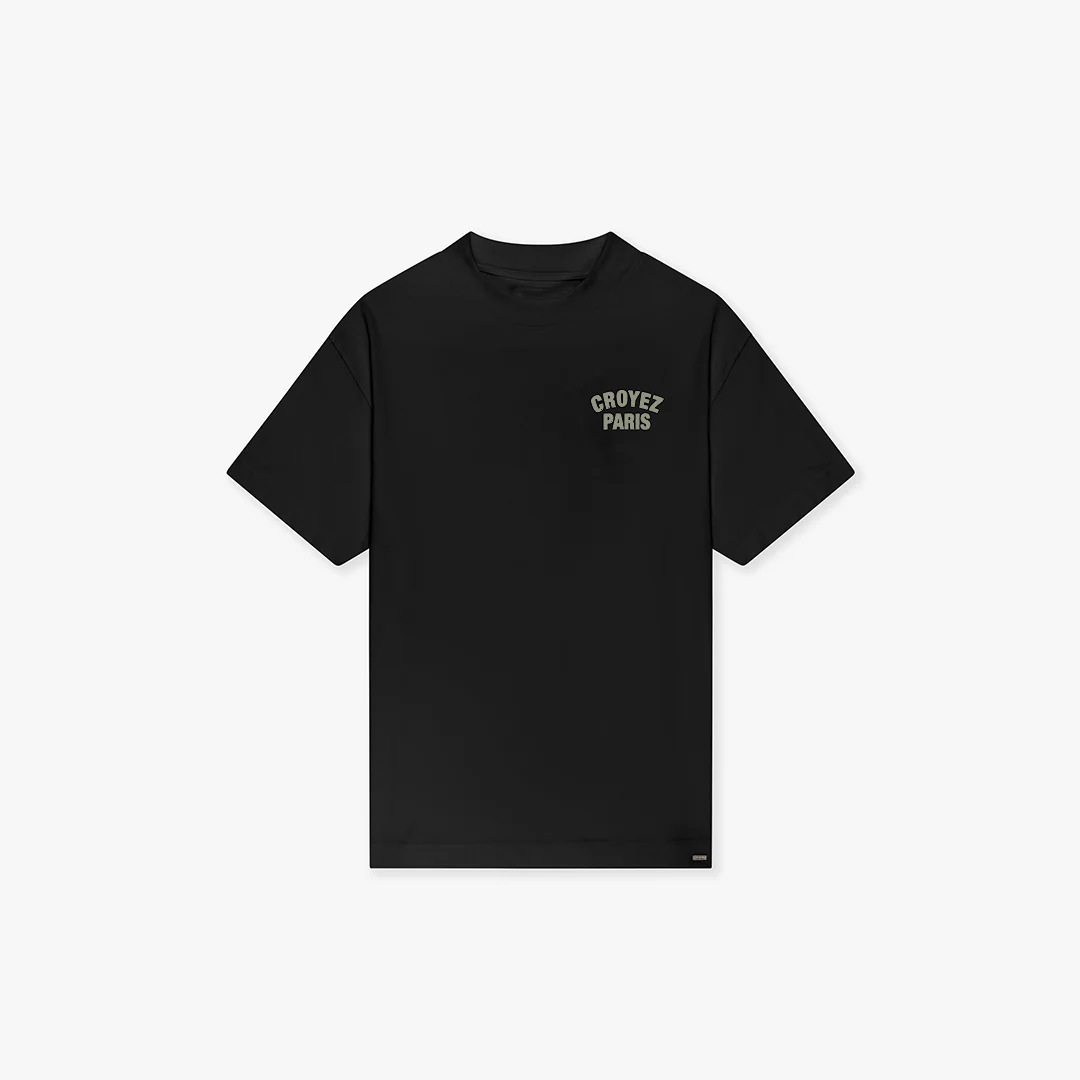 CROYEZ PARIS T-SHIRT | BLACK