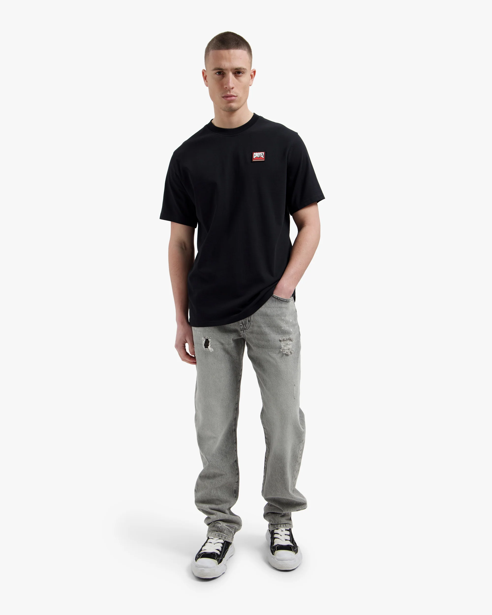 Croyez Patch T-Shirt | Vintage Black - Image 5