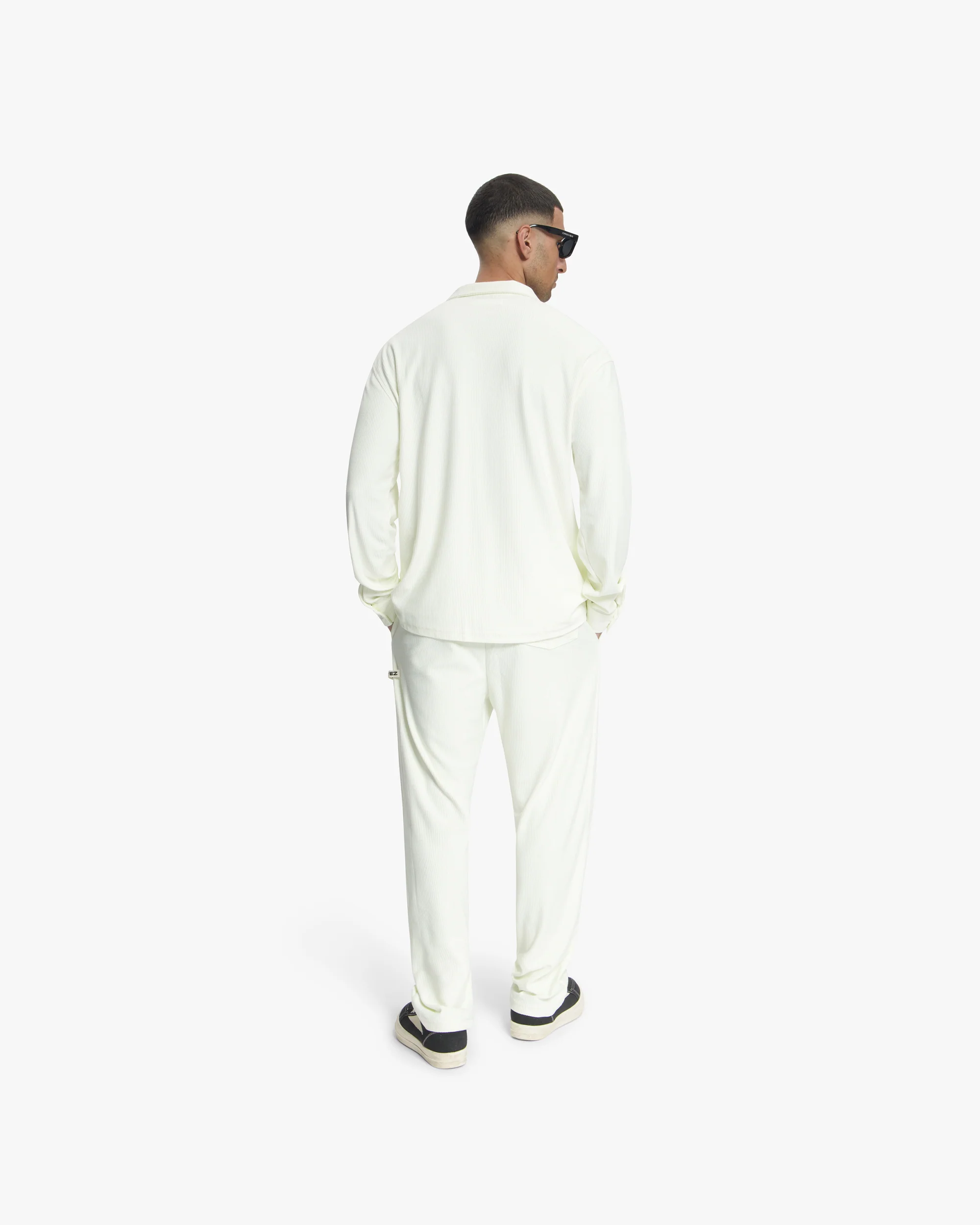 Croyez Plisse Longsleeve Set | Off-White - Image 4