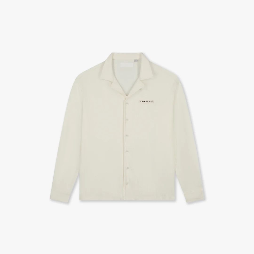 Croyez Plisse Longsleeve Shirt | Off-White