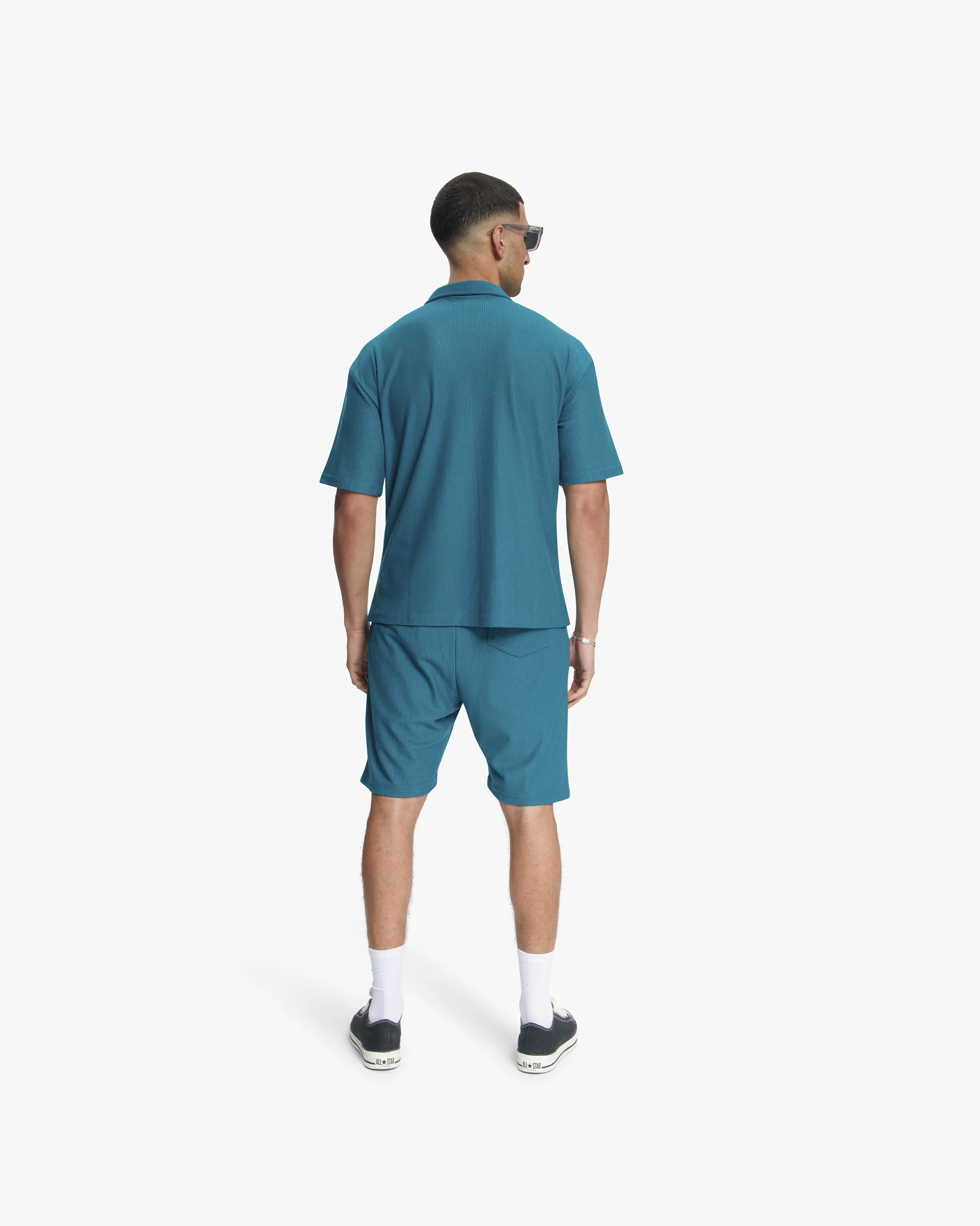 Croyez Plisse Set | Dark Teal - Image 4
