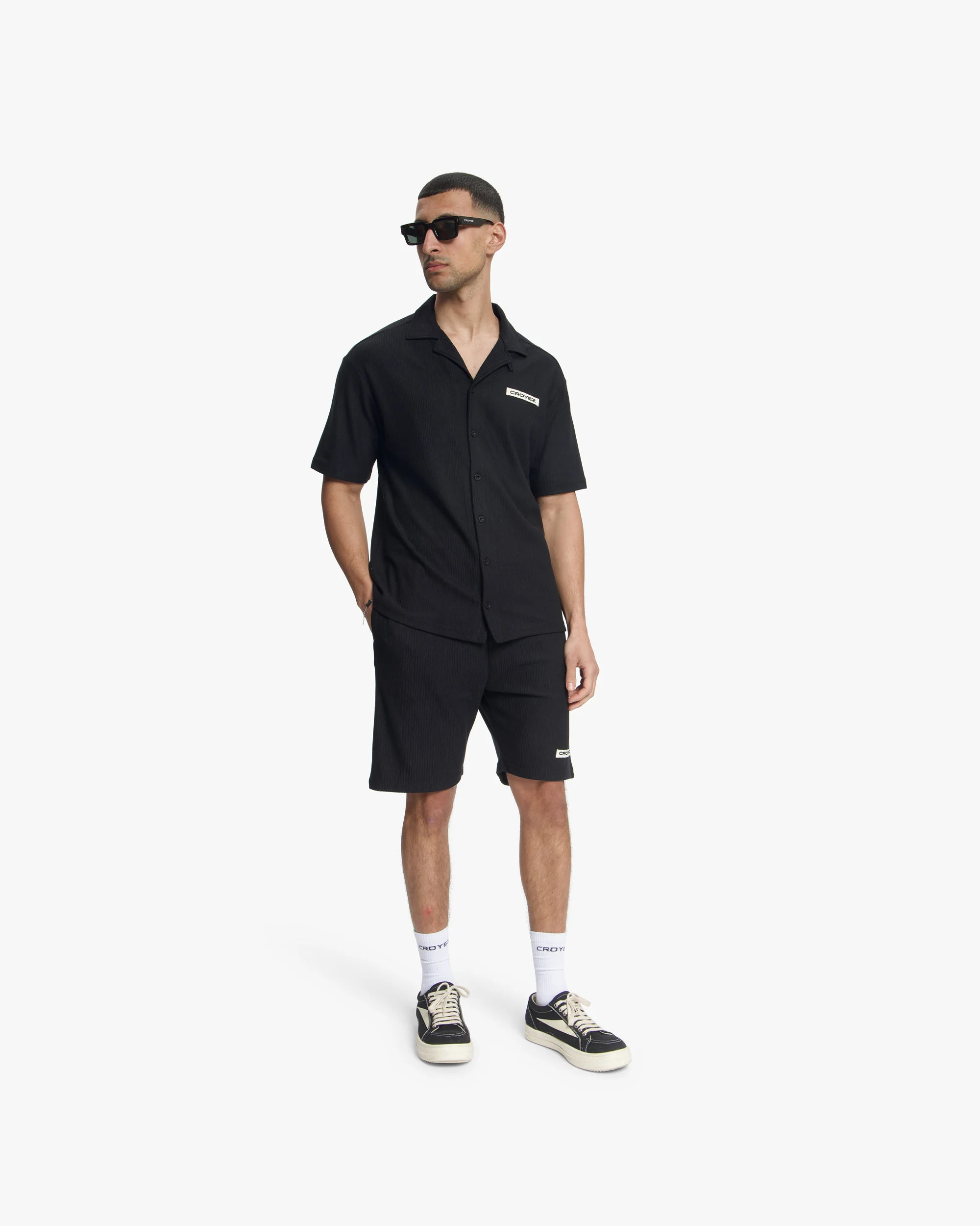 Croyez Plisse Shirt | Black - Image 5