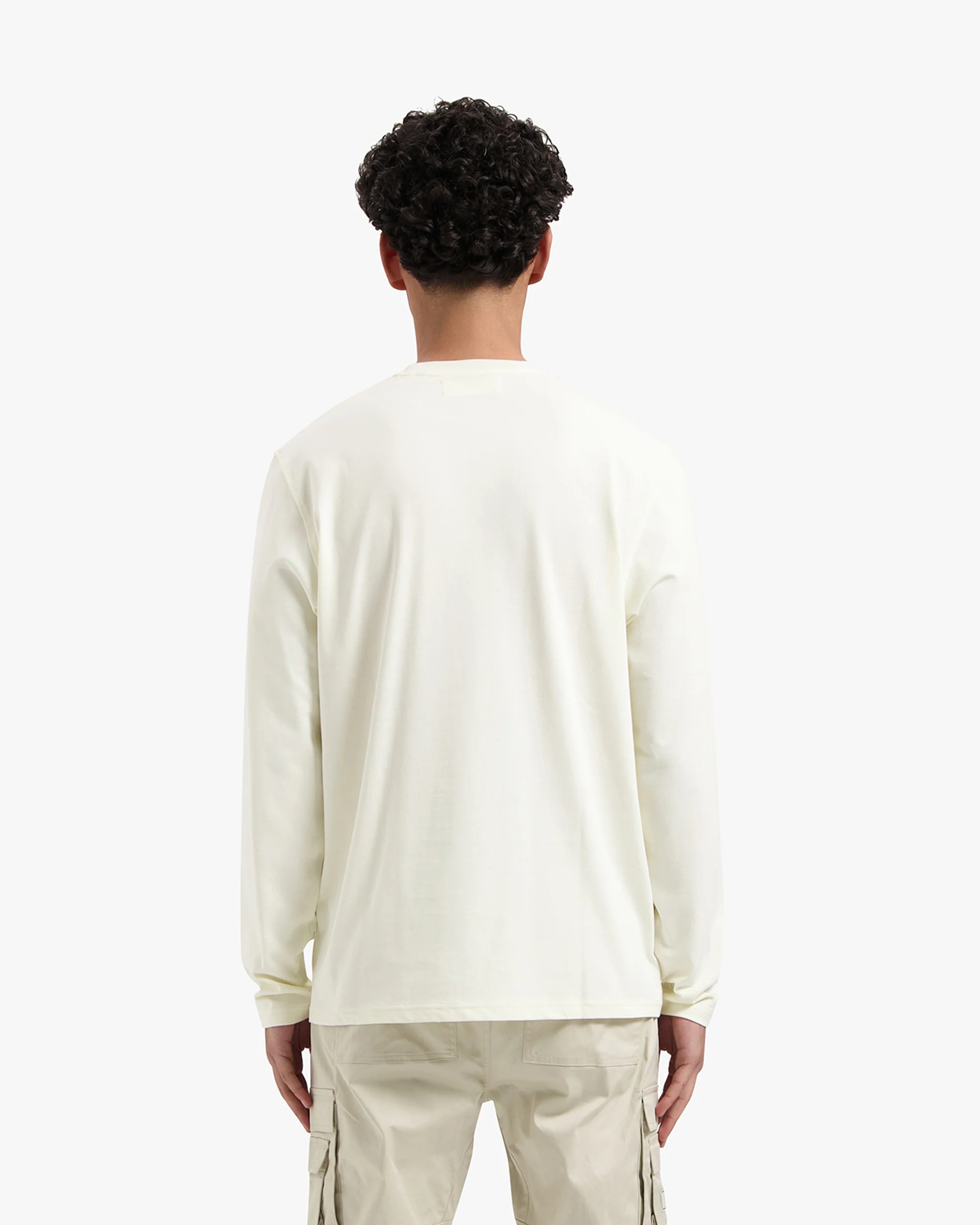 CROYEZ PUFFED HEART LONGSLEEVE T-SHIRT | OFF-WHITE - Image 4