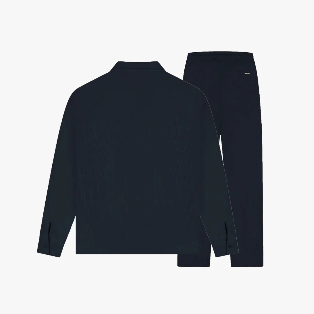 Croyez Ribbed Longsleeve Set | Navy - Image 2