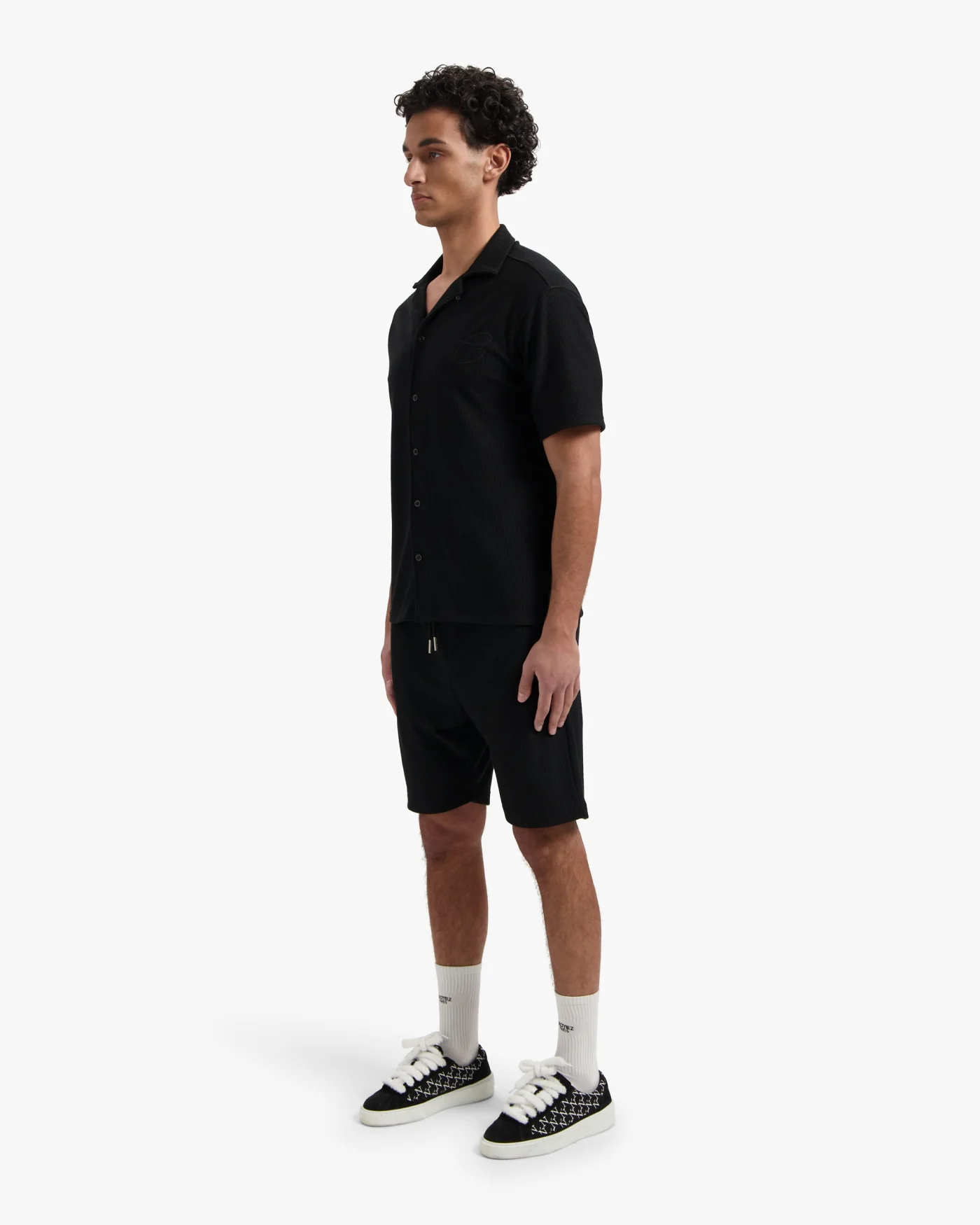CROYEZ RIBBED SHIRT | BLACK - Image 7