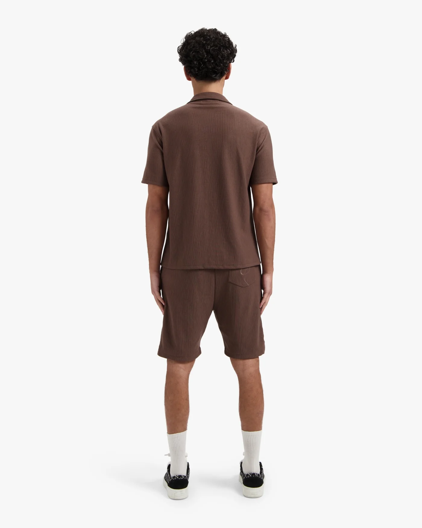 CROYEZ RIBBED SHIRT | BROWN - Image 6