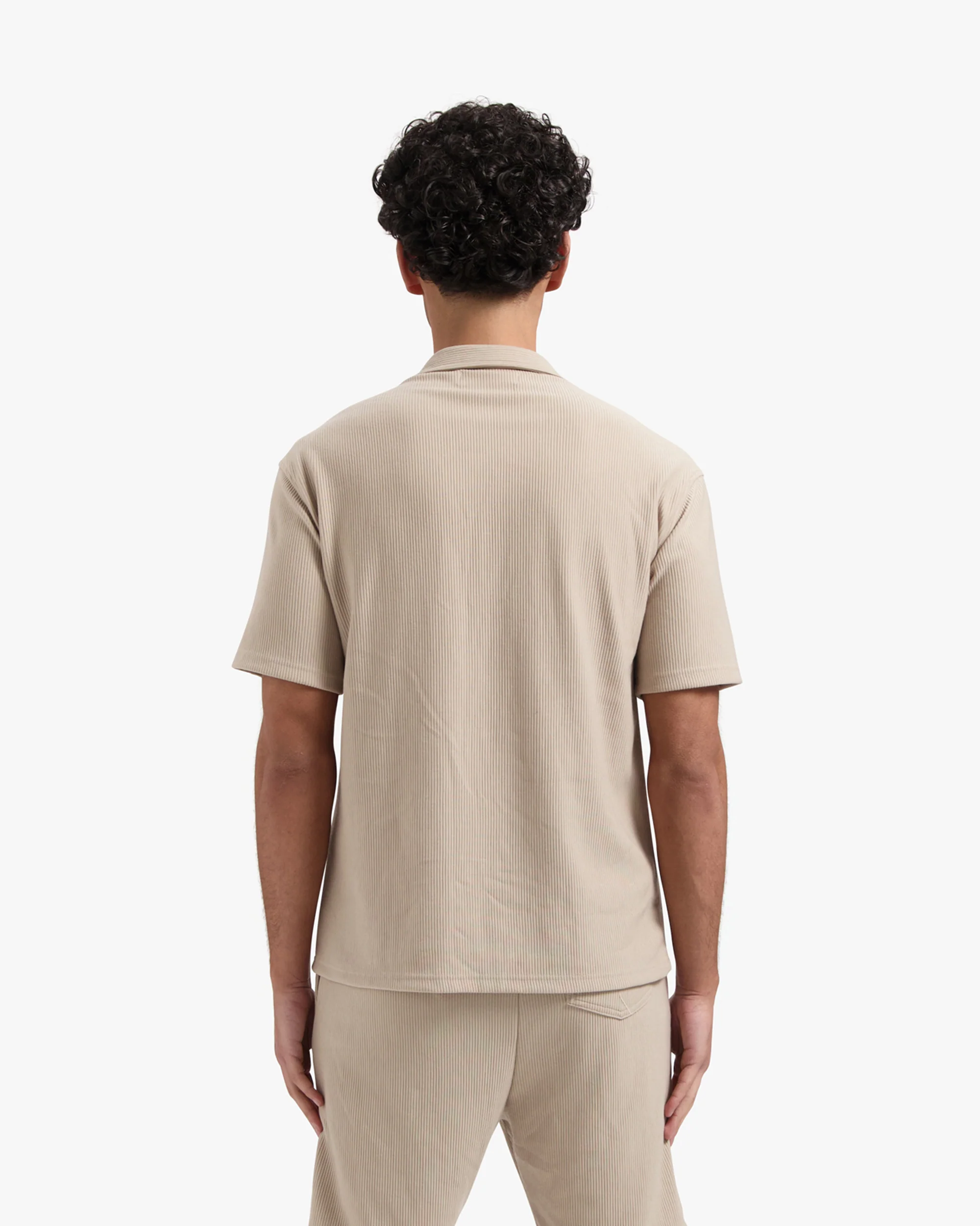 CROYEZ RIBBED SHIRT | SAND - Image 4