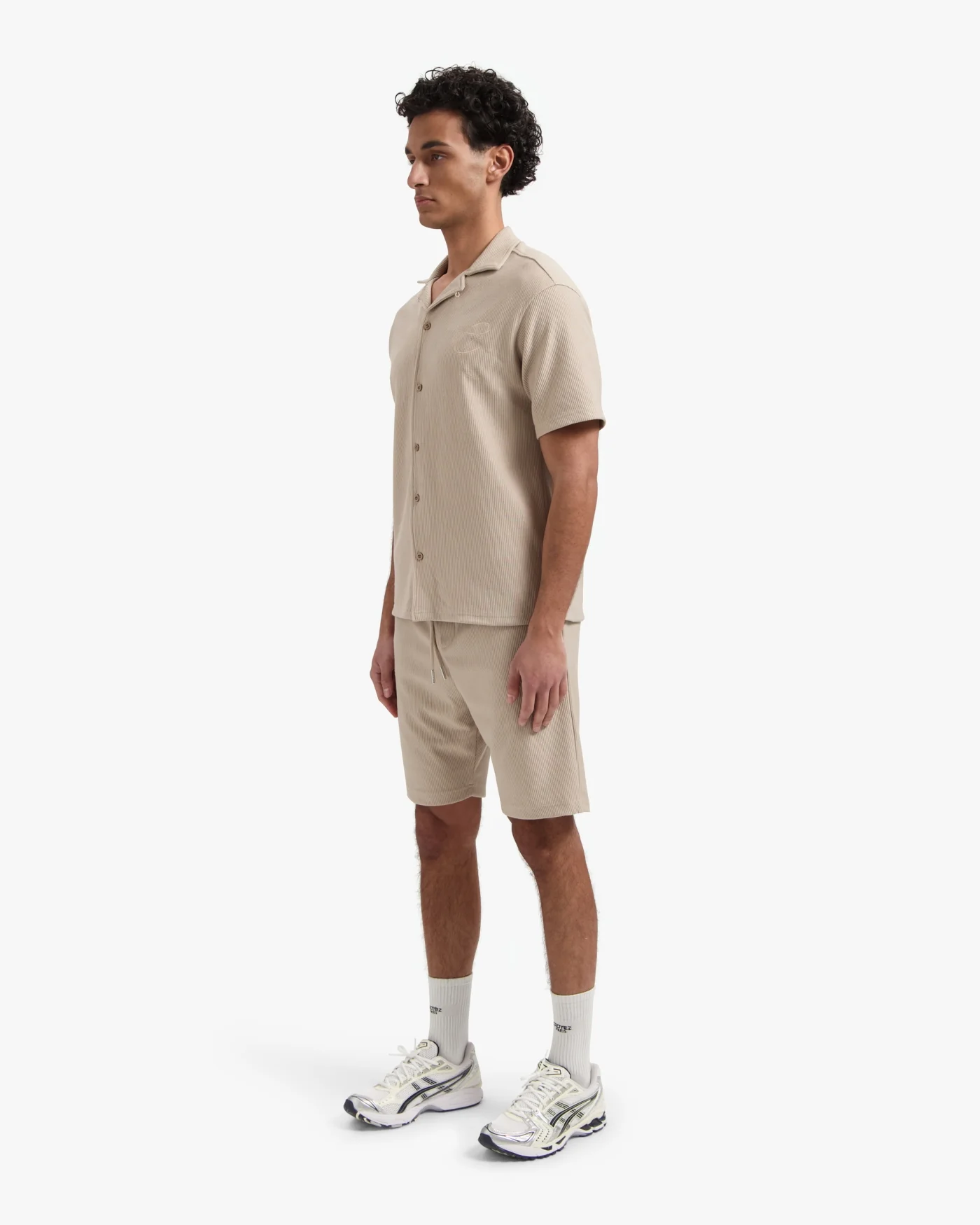 CROYEZ RIBBED SHIRT | SAND - Image 7
