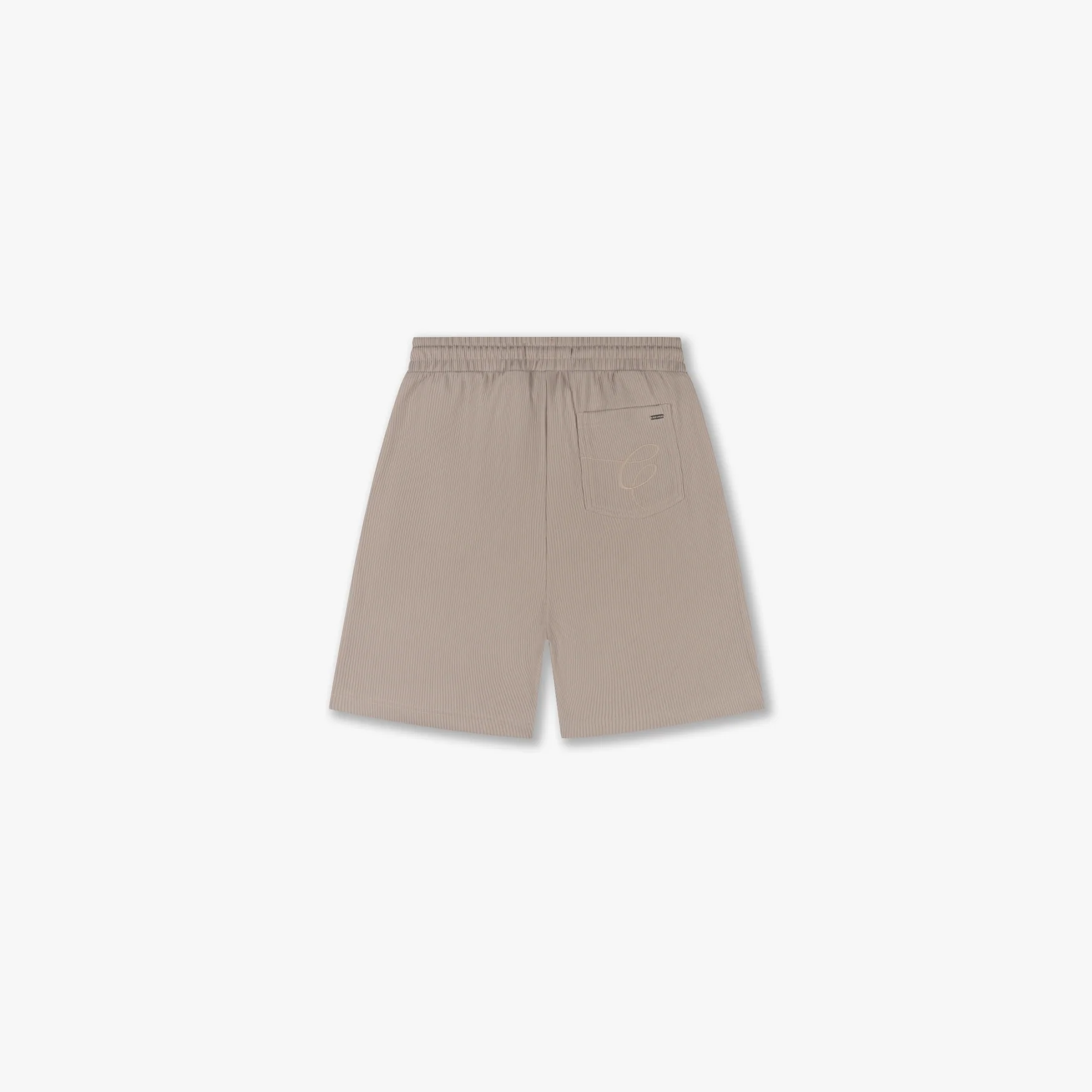 CROYEZ RIBBED SHORTS | SAND - Image 2