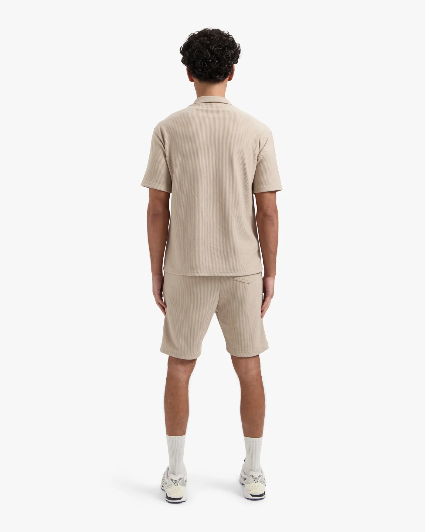 CROYEZ RIBBED SHORTS | SAND - Image 6