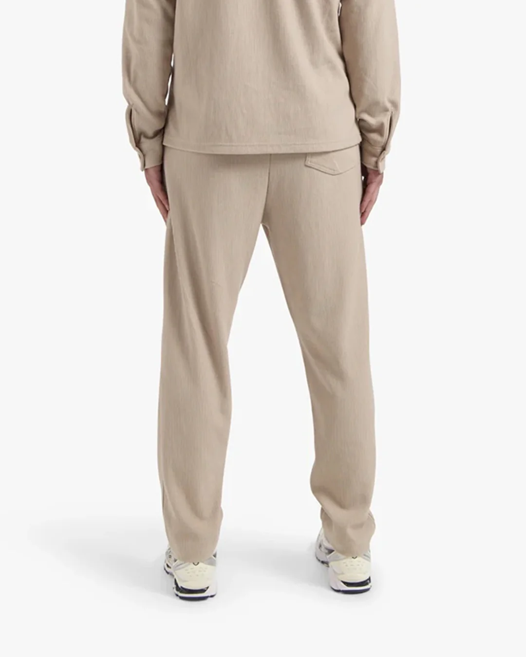 CROYEZ RIBBED STRAIGHT LEG PANTS | SAND - Image 4