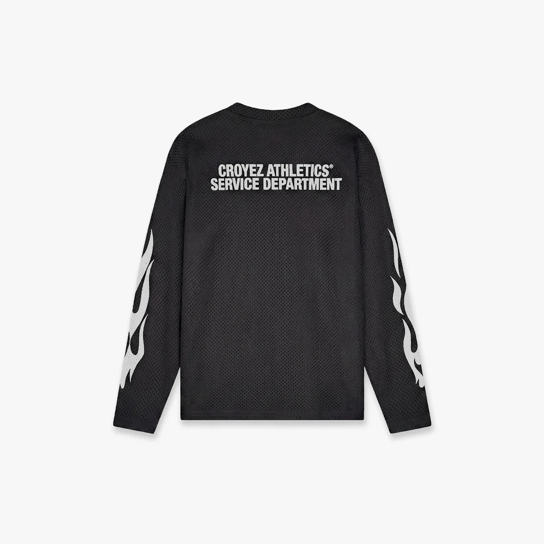 Croyez Service Dept Longsleeve | Black - Image 2