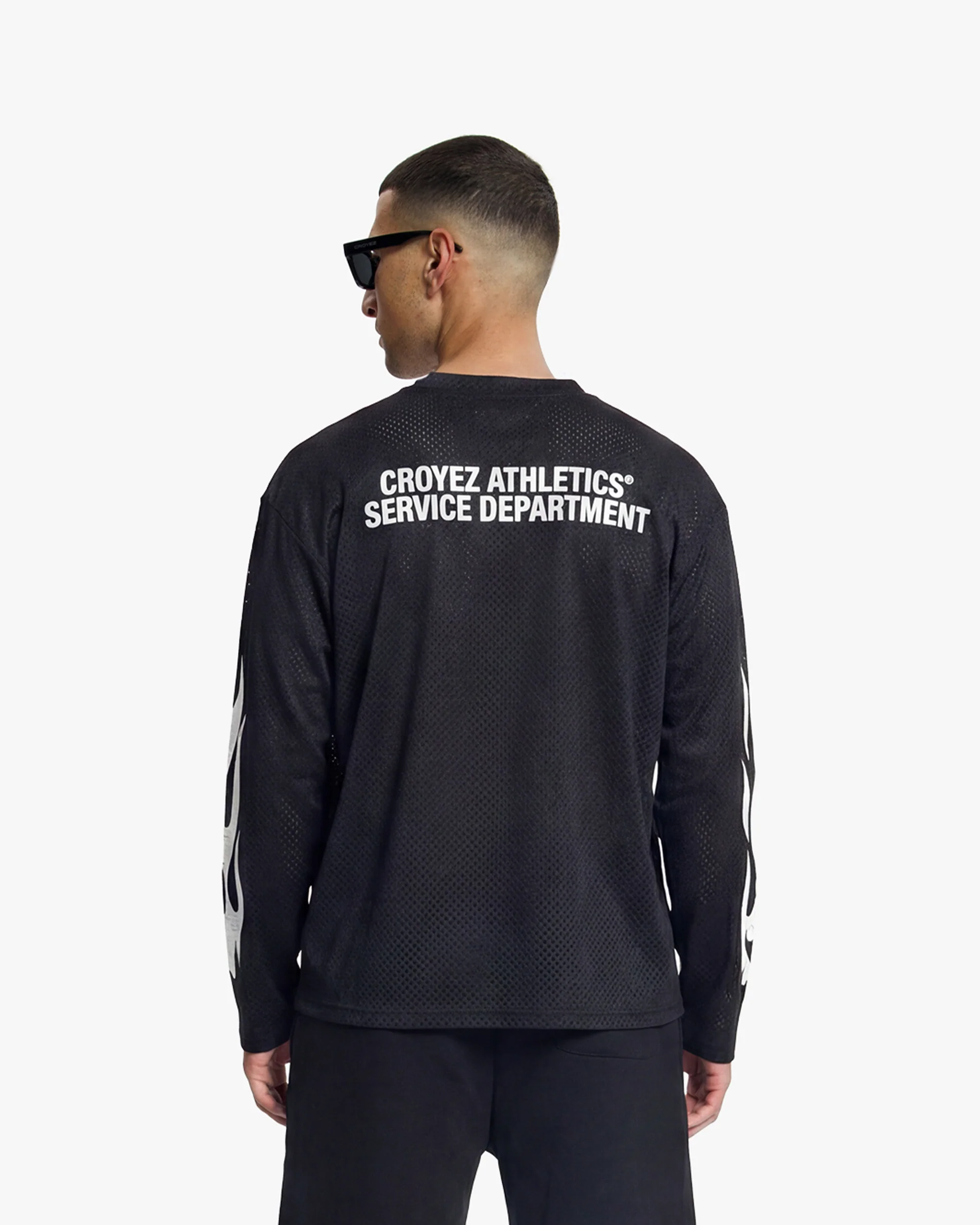 Croyez Service Dept Longsleeve | Black - Image 4