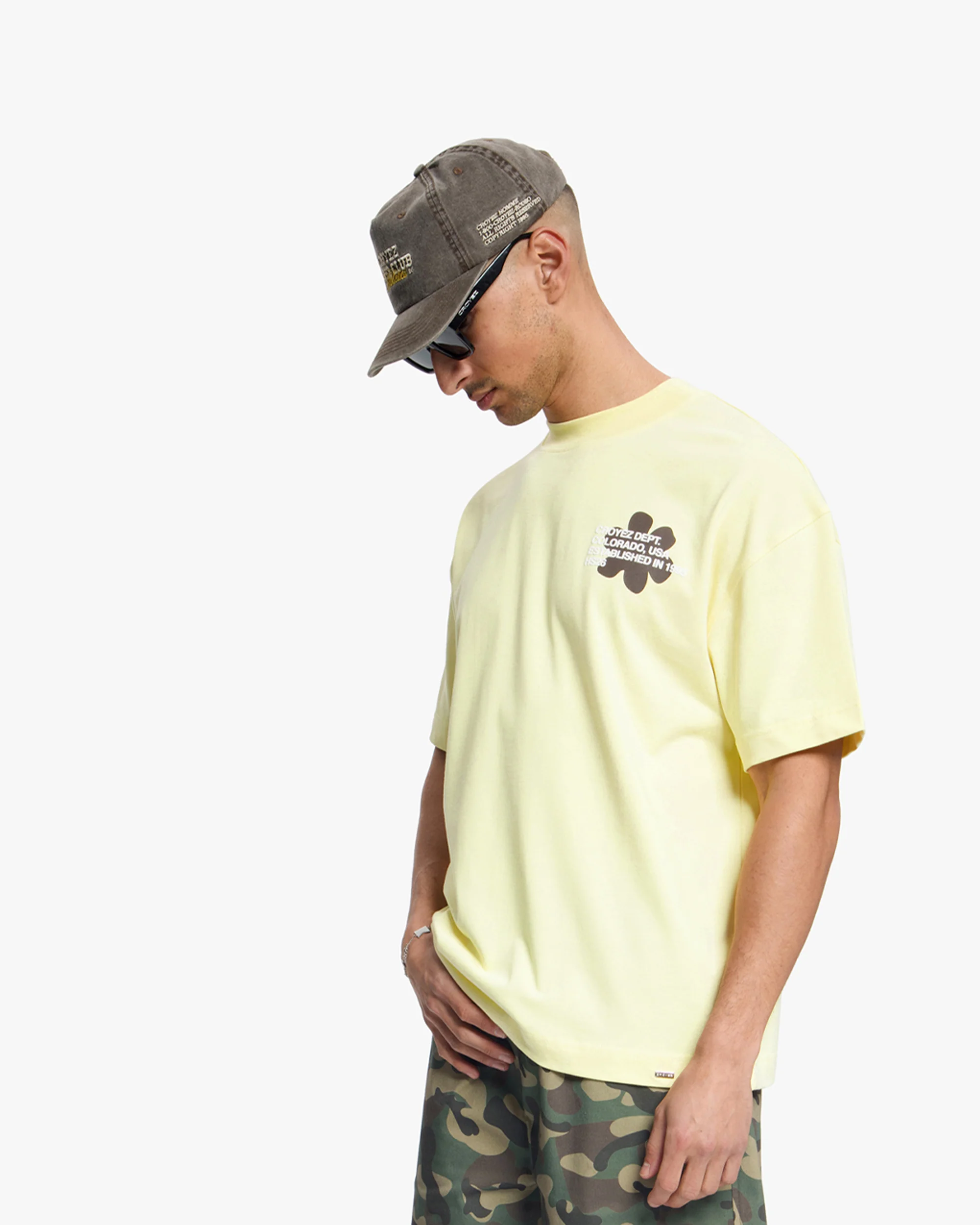 Croyez Silhouette T-Shirt | Butter Yellow - Image 3