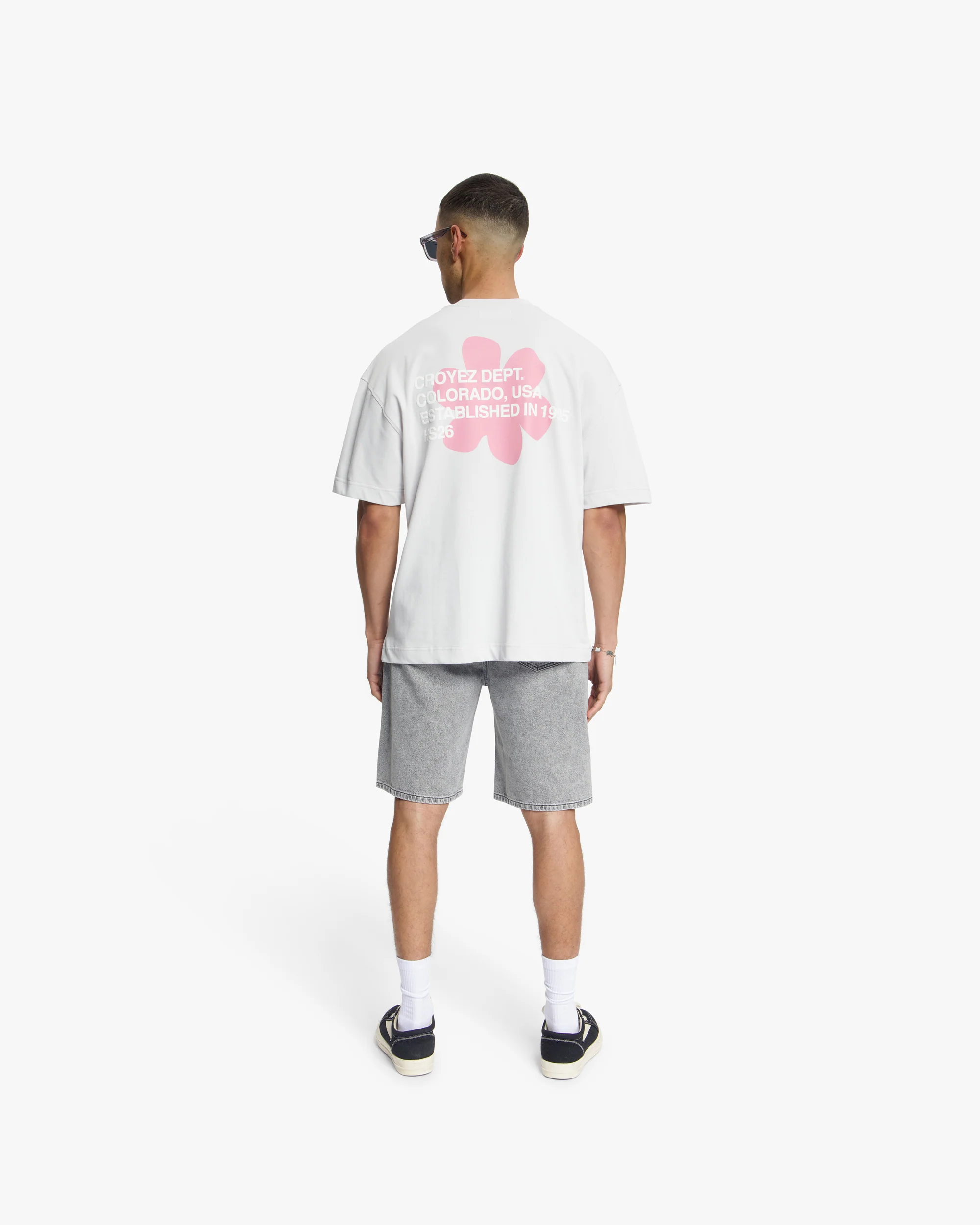 Croyez Silhouette T-Shirt | Light Grey - Image 6