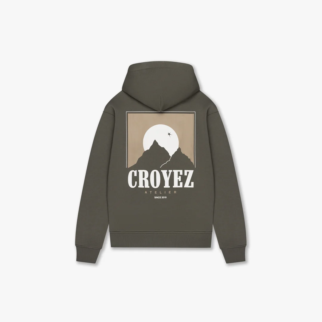 CROYEZ SLOPES HOODIE | DUSTY OLIVE - Image 2