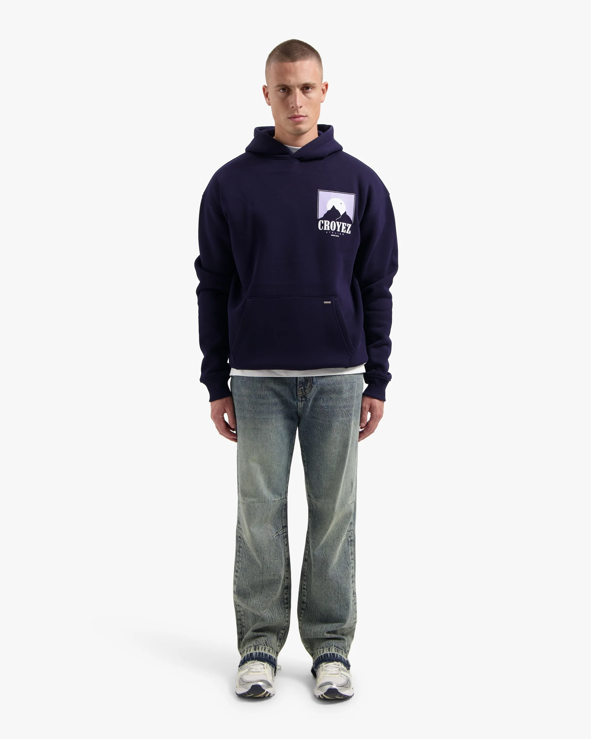 CROYEZ SLOPES HOODIE | NAVY - Image 5