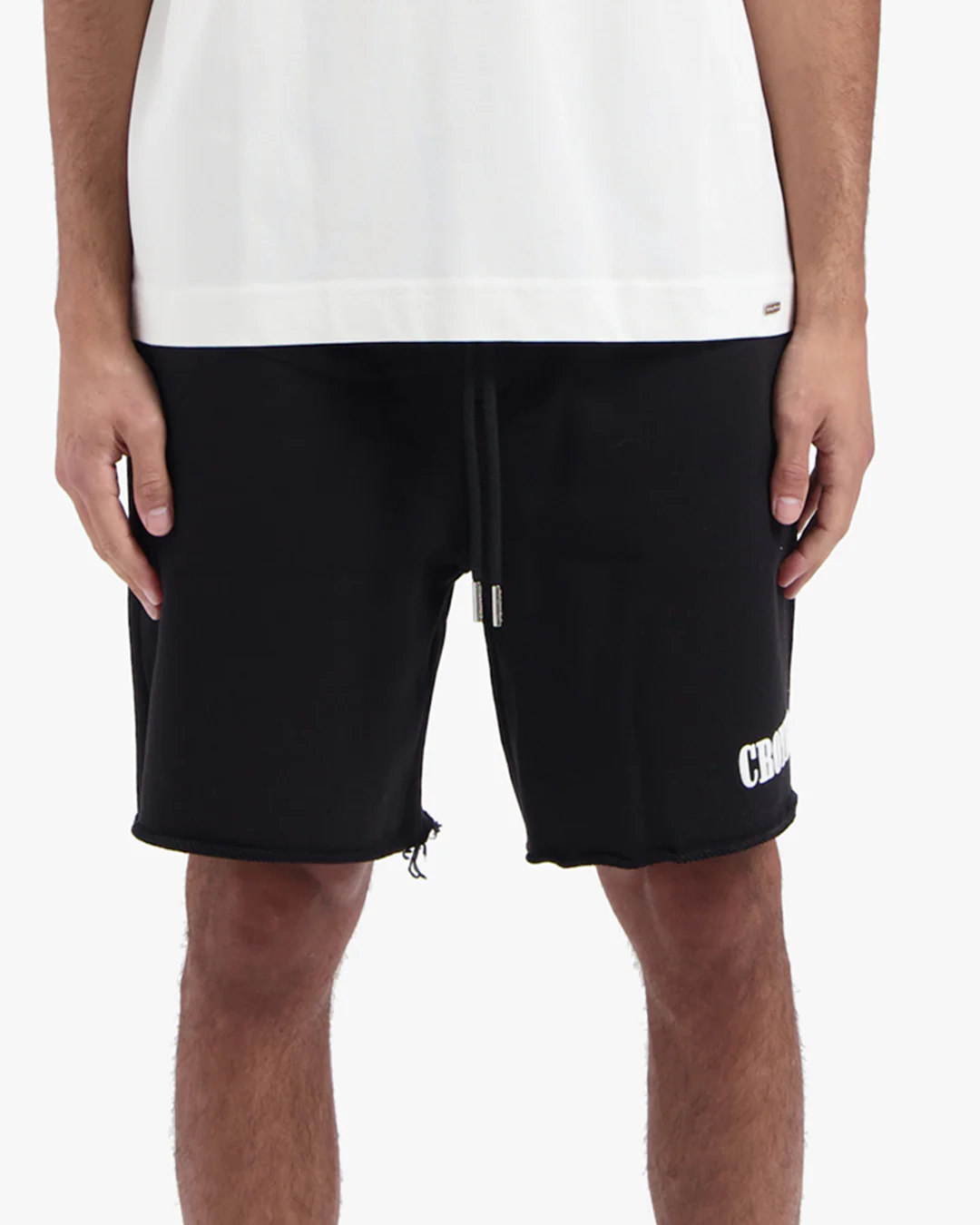 CROYEZ SMOKING LOGO SHORTS | BLACK - Image 3