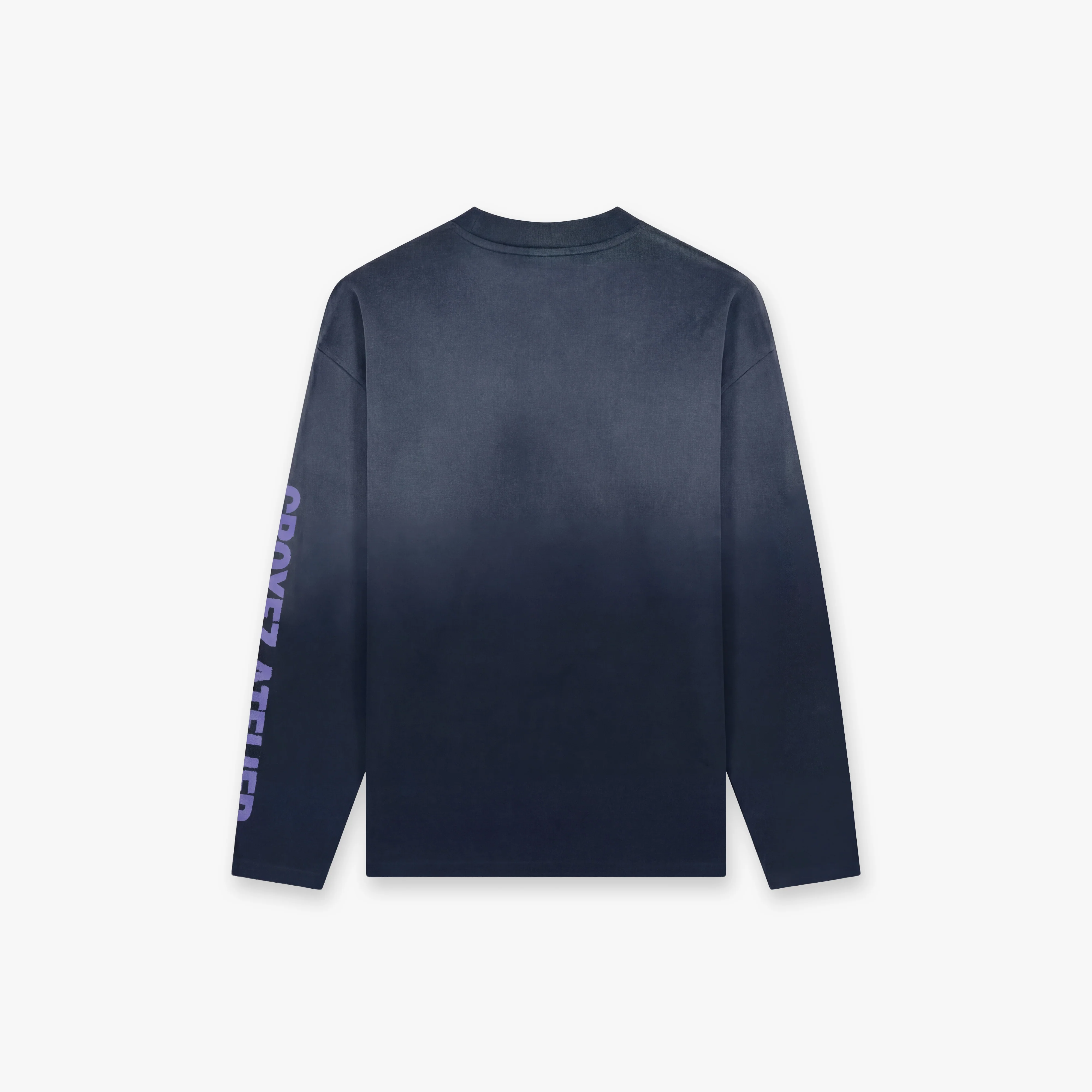 Croyez Sprayed Atelier Longsleeve | Black - Image 2