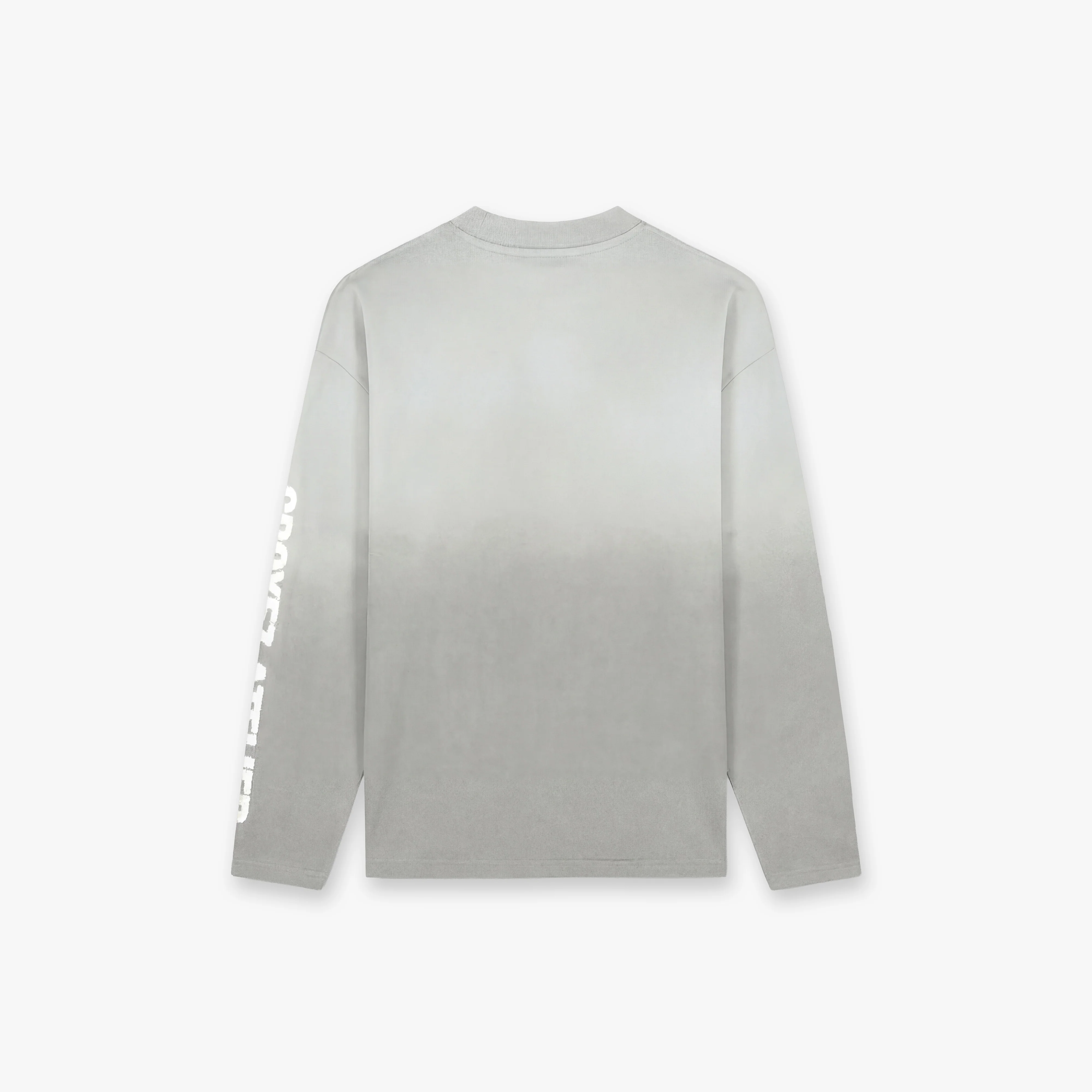 Croyez Sprayed Atelier Longsleeve | Light Grey - Image 2