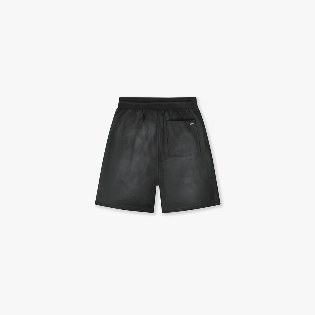 Croyez Sprayed Atelier Shorts | Black - Image 2