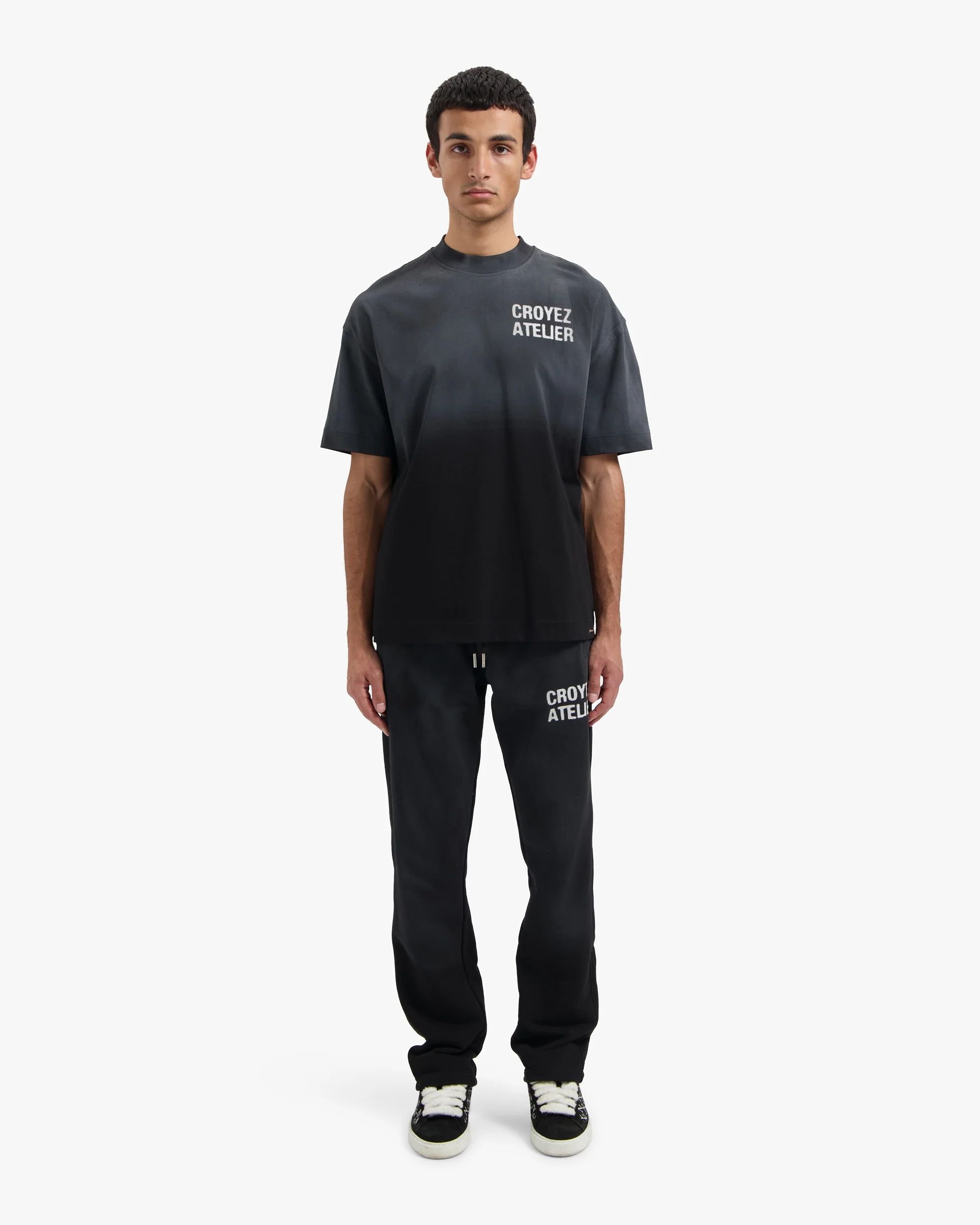 CROYEZ SPRAYED ATELIER T-SHIRT | BLACK - Image 5