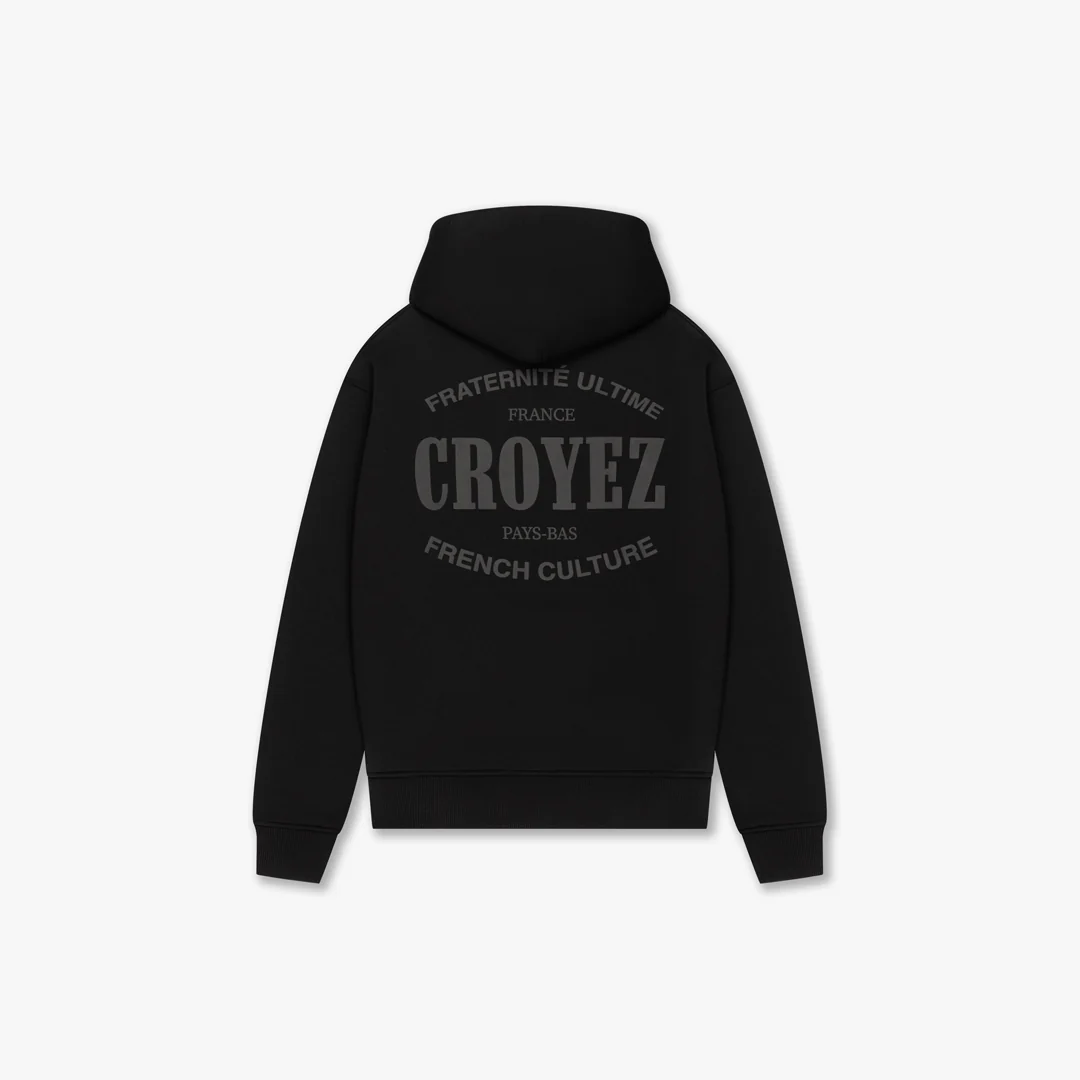 CROYEZ STAMP HOODIE | BLACK - Image 2