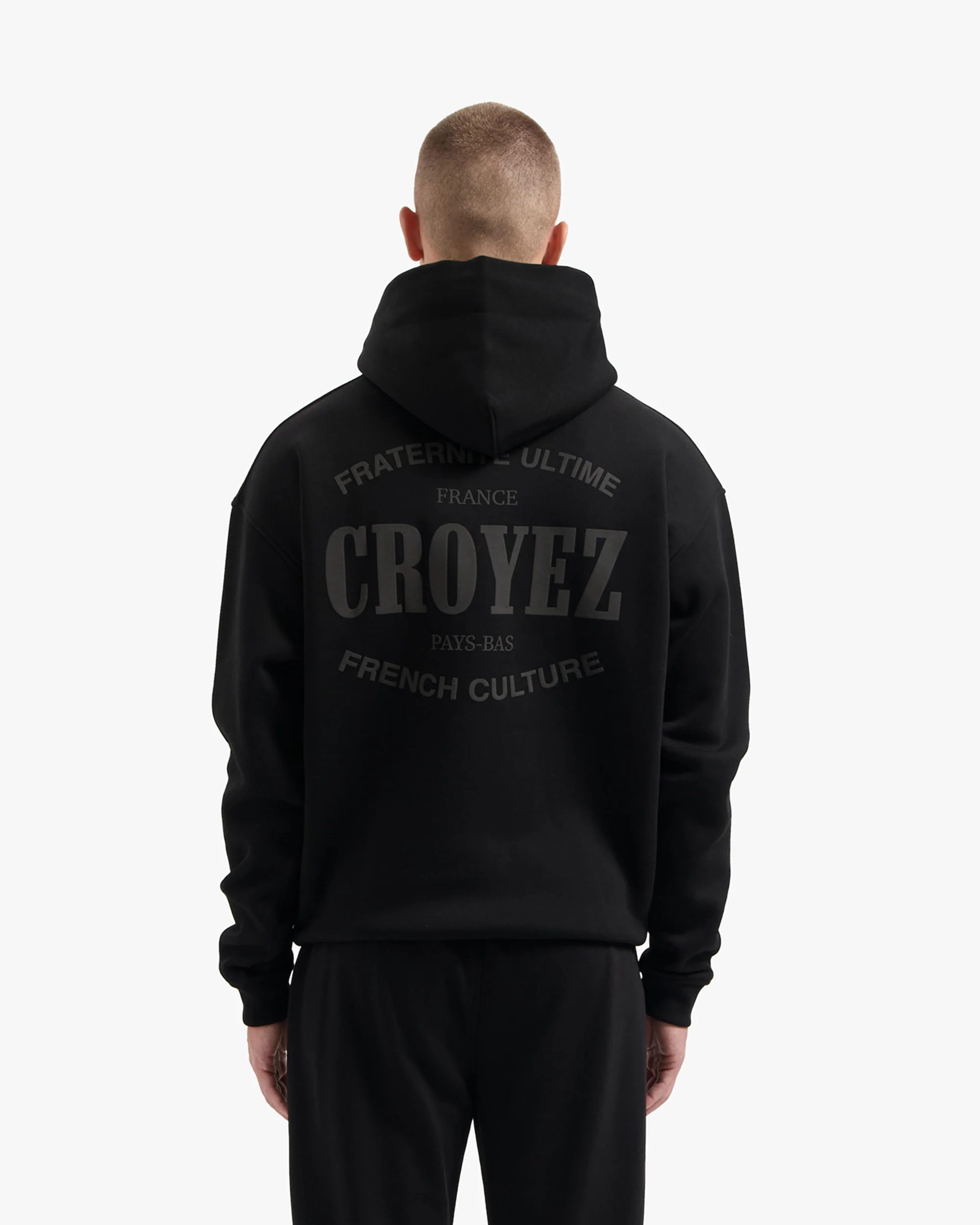 CROYEZ STAMP HOODIE | BLACK - Image 4