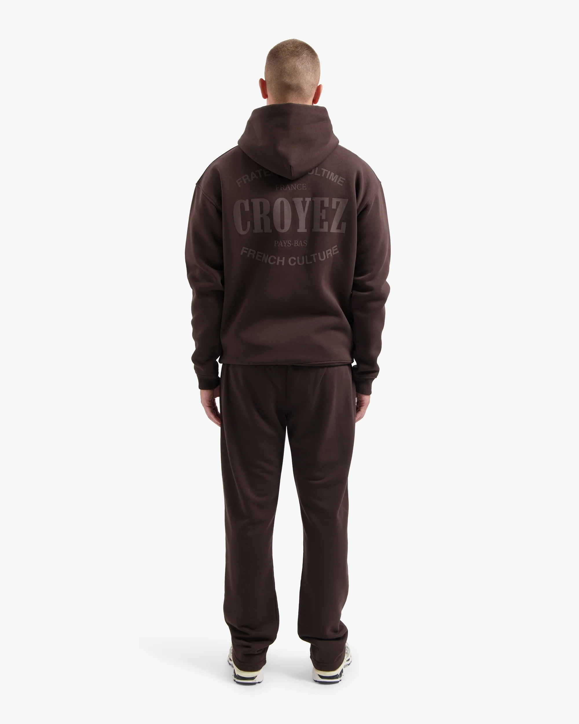 CROYEZ STAMP HOODIE | BROWN - Image 6