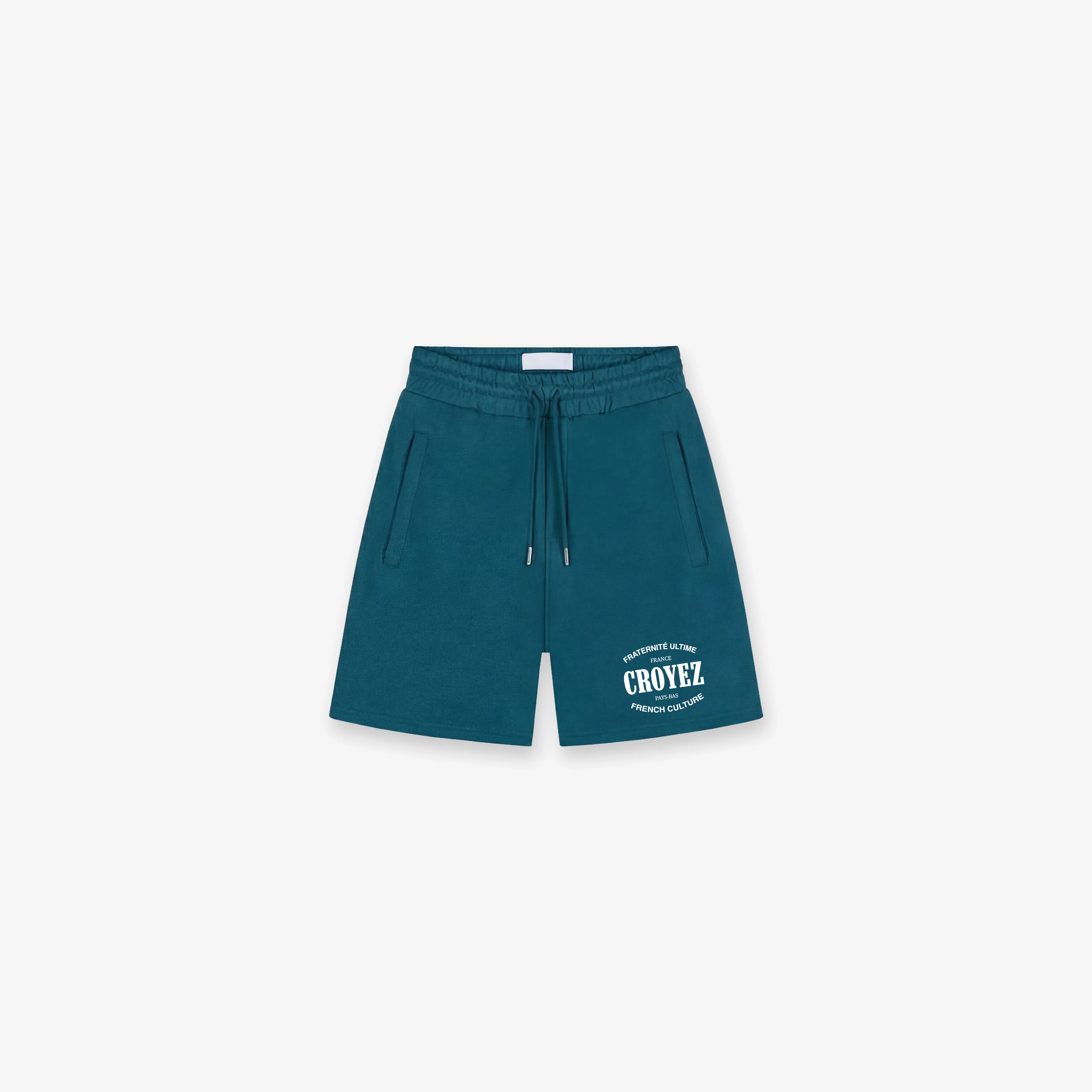 Croyez Stamp Shorts | Dark Teal