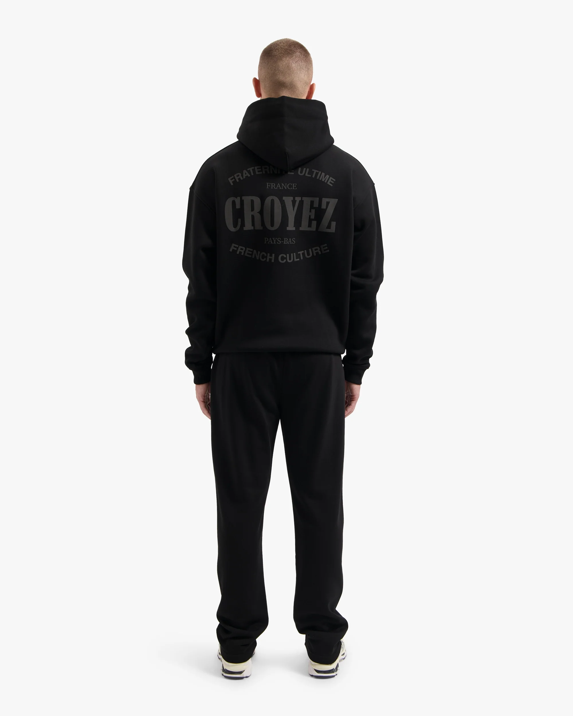 CROYEZ STAMP STRAIGHT LEG SWEATPANTS | BLACK - Image 6