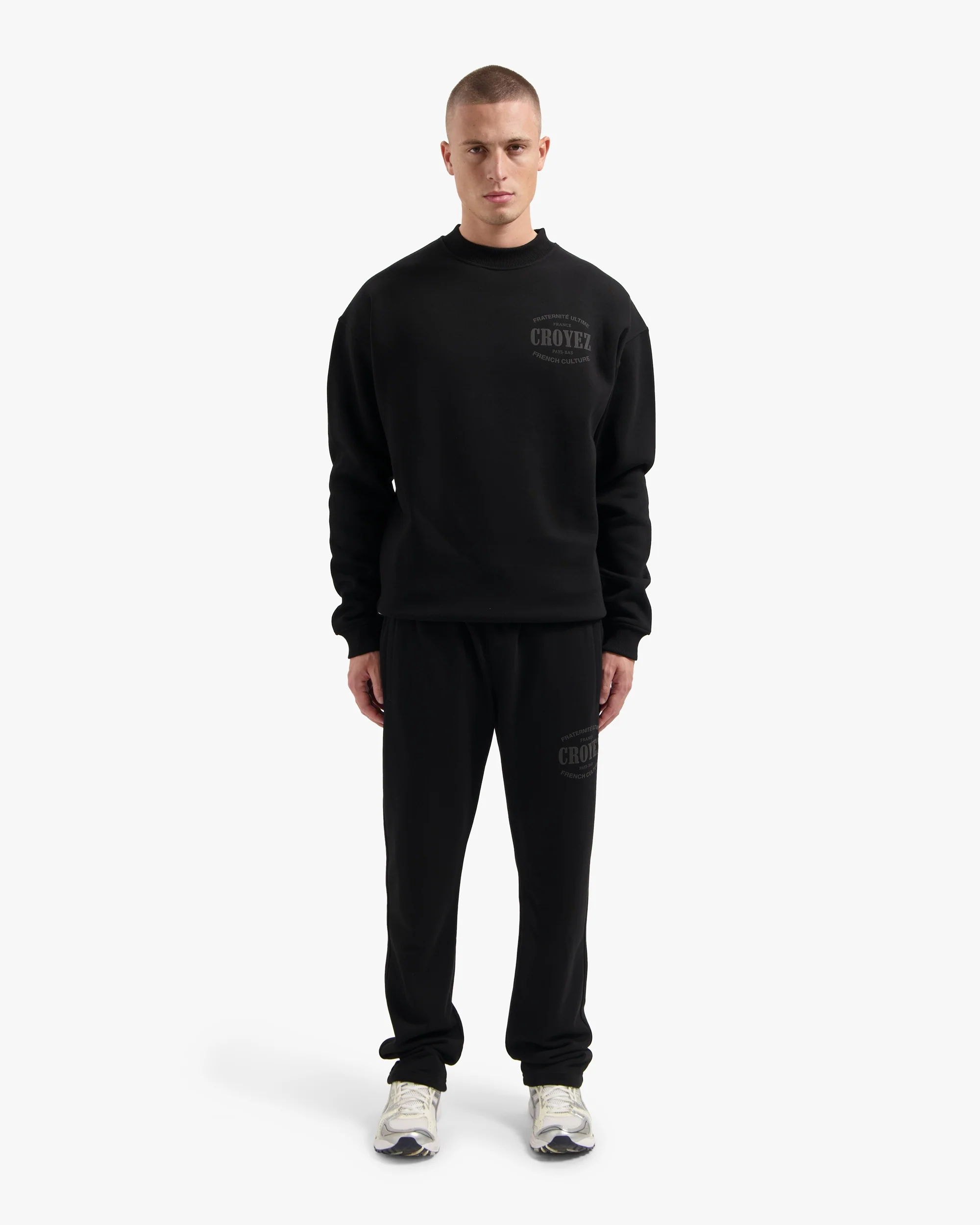 CROYEZ STAMP SWEATER | BLACK - Image 5