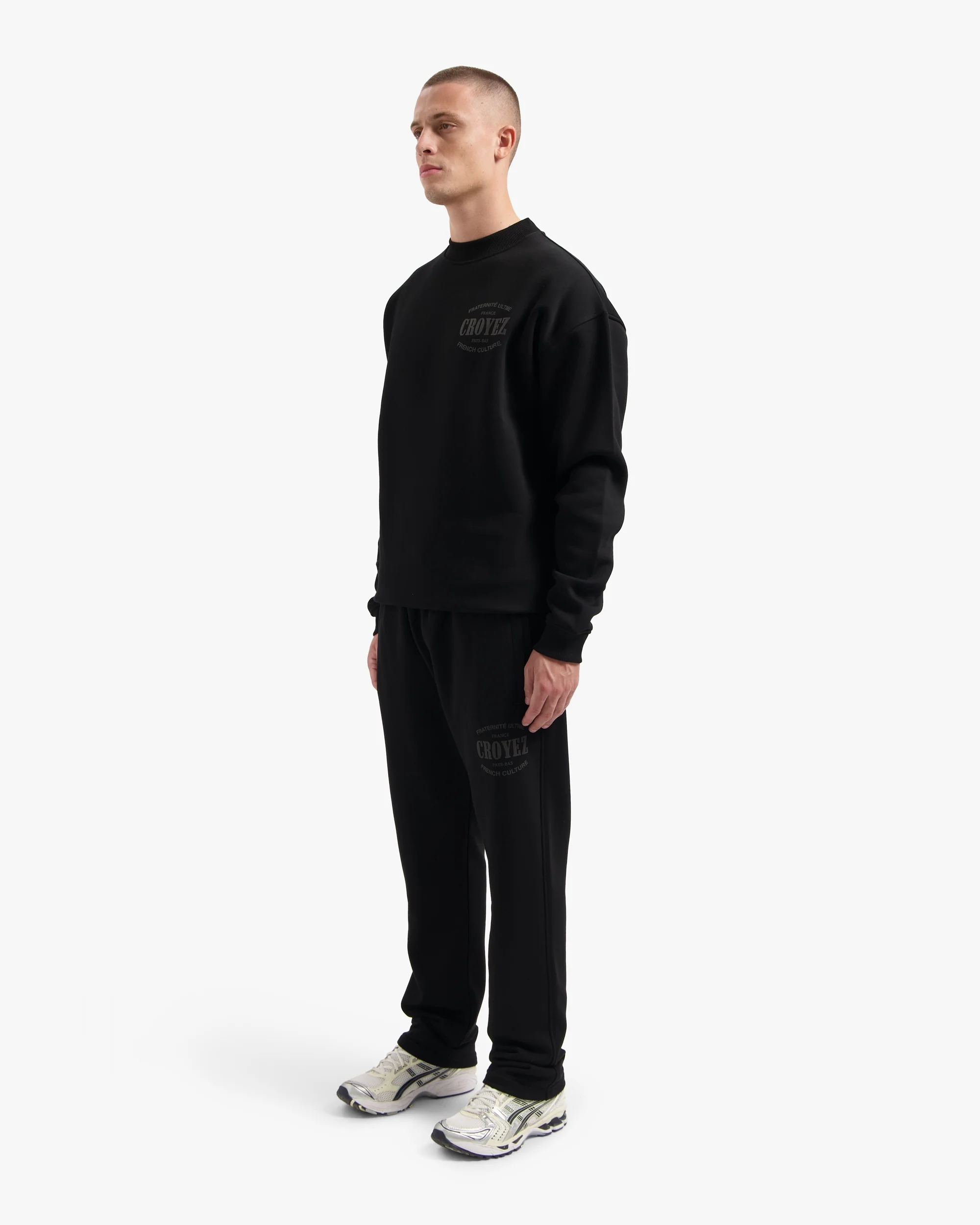 CROYEZ STAMP SWEATER | BLACK - Image 7