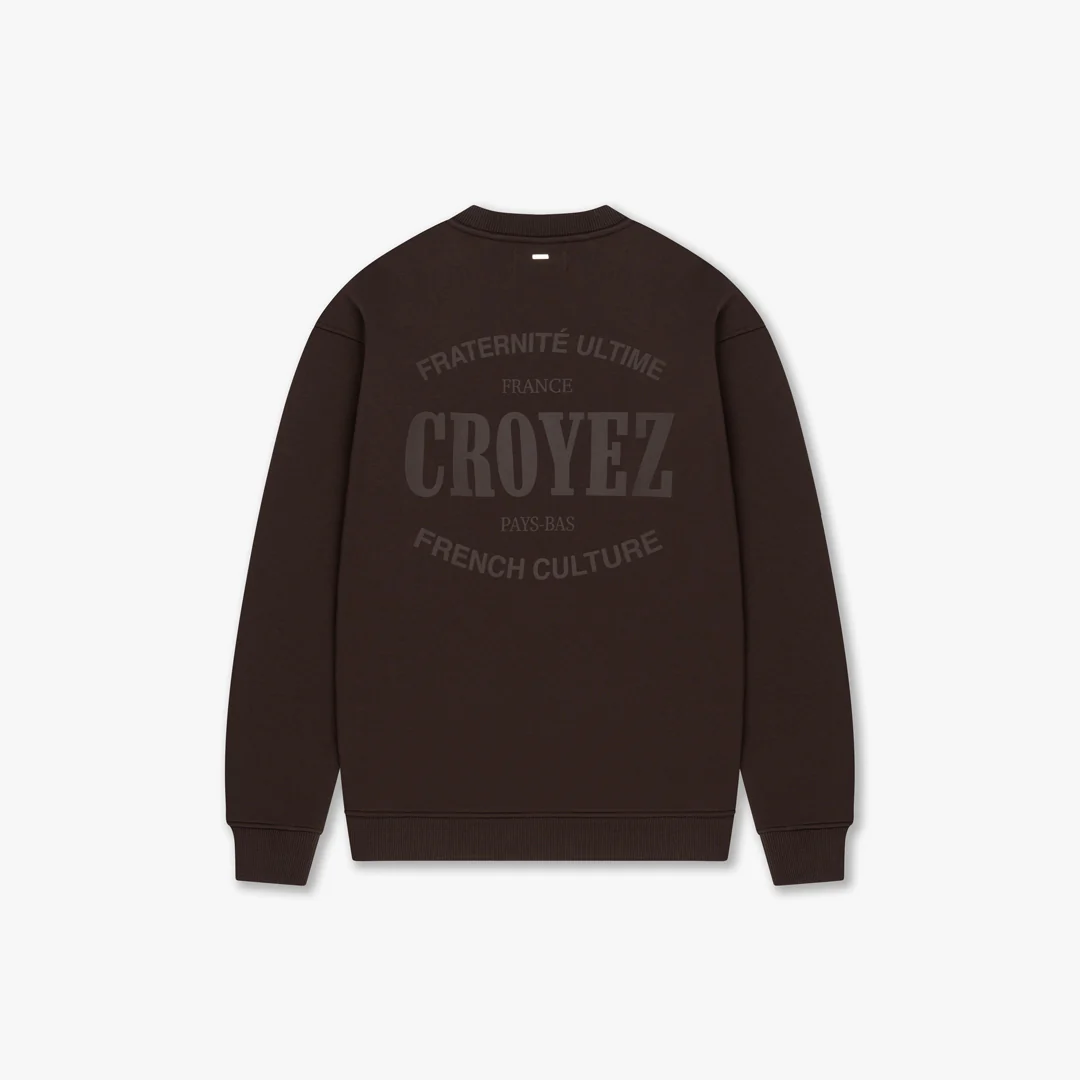 CROYEZ STAMP SWEATER | BROWN - Image 2