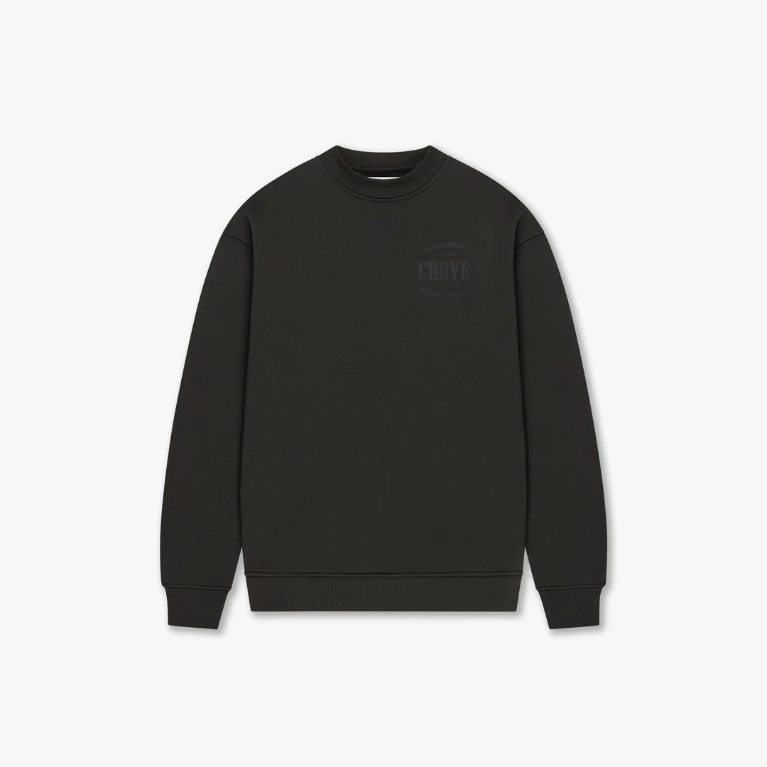 CROYEZ STAMP SWEATER | DARK GREEN