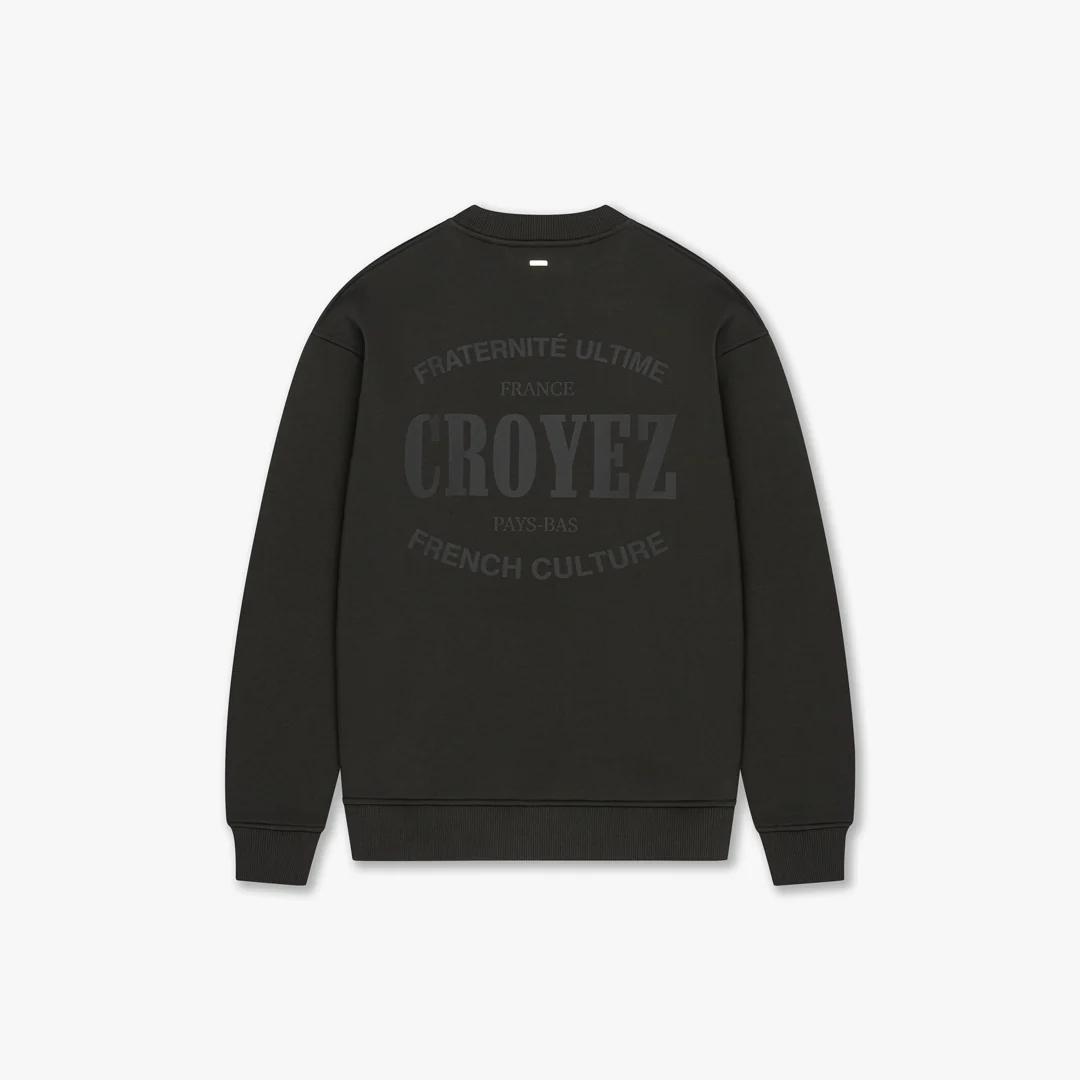 CROYEZ STAMP SWEATER | DARK GREEN - Image 2