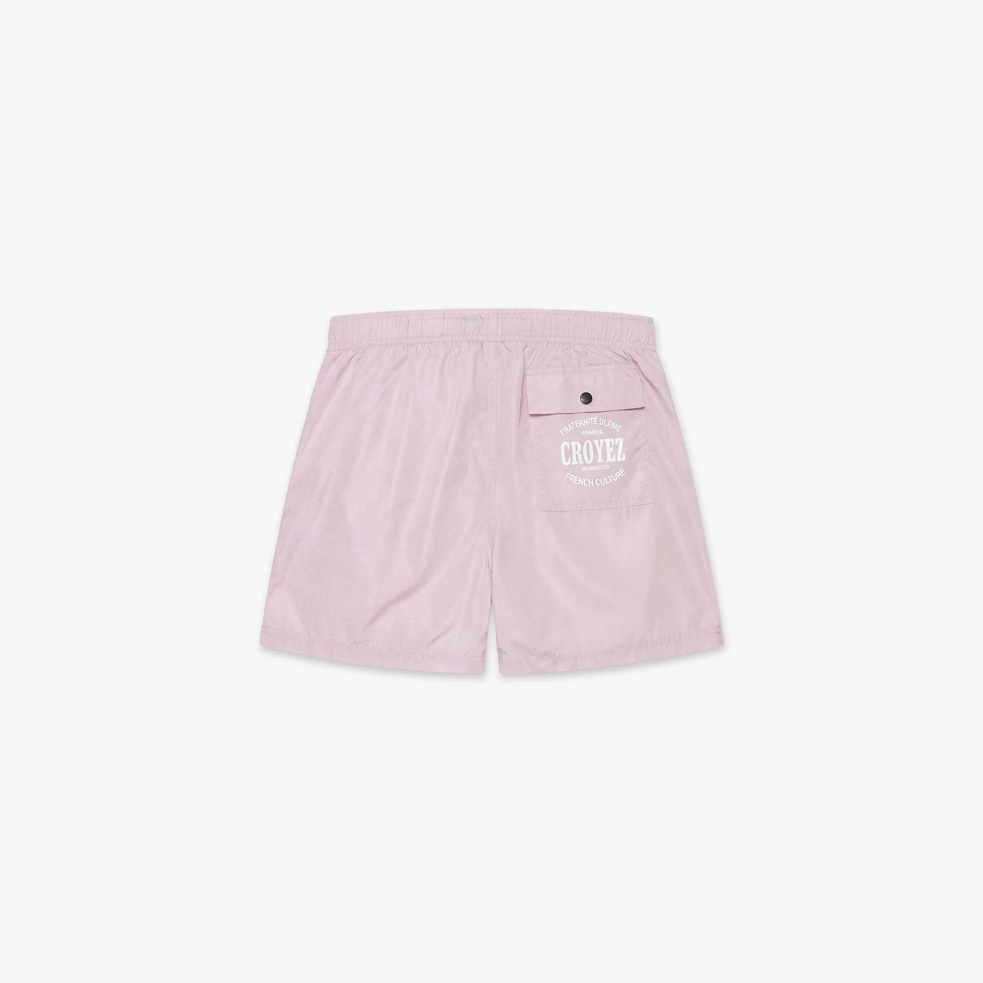 Croyez Stamp Swim Shorts | Pink - Image 2