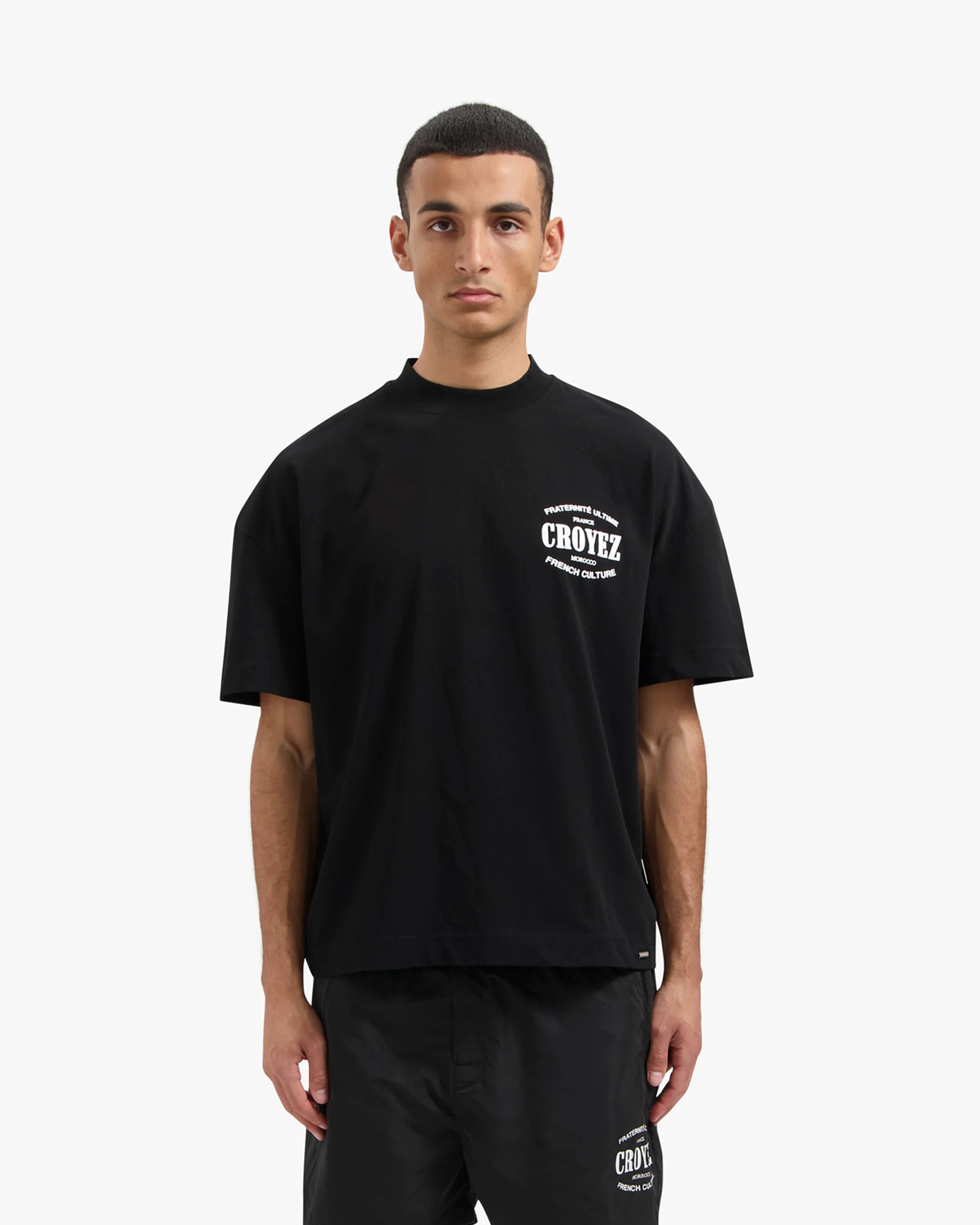 CROYEZ STAMP T-SHIRT | BLACK - Image 3