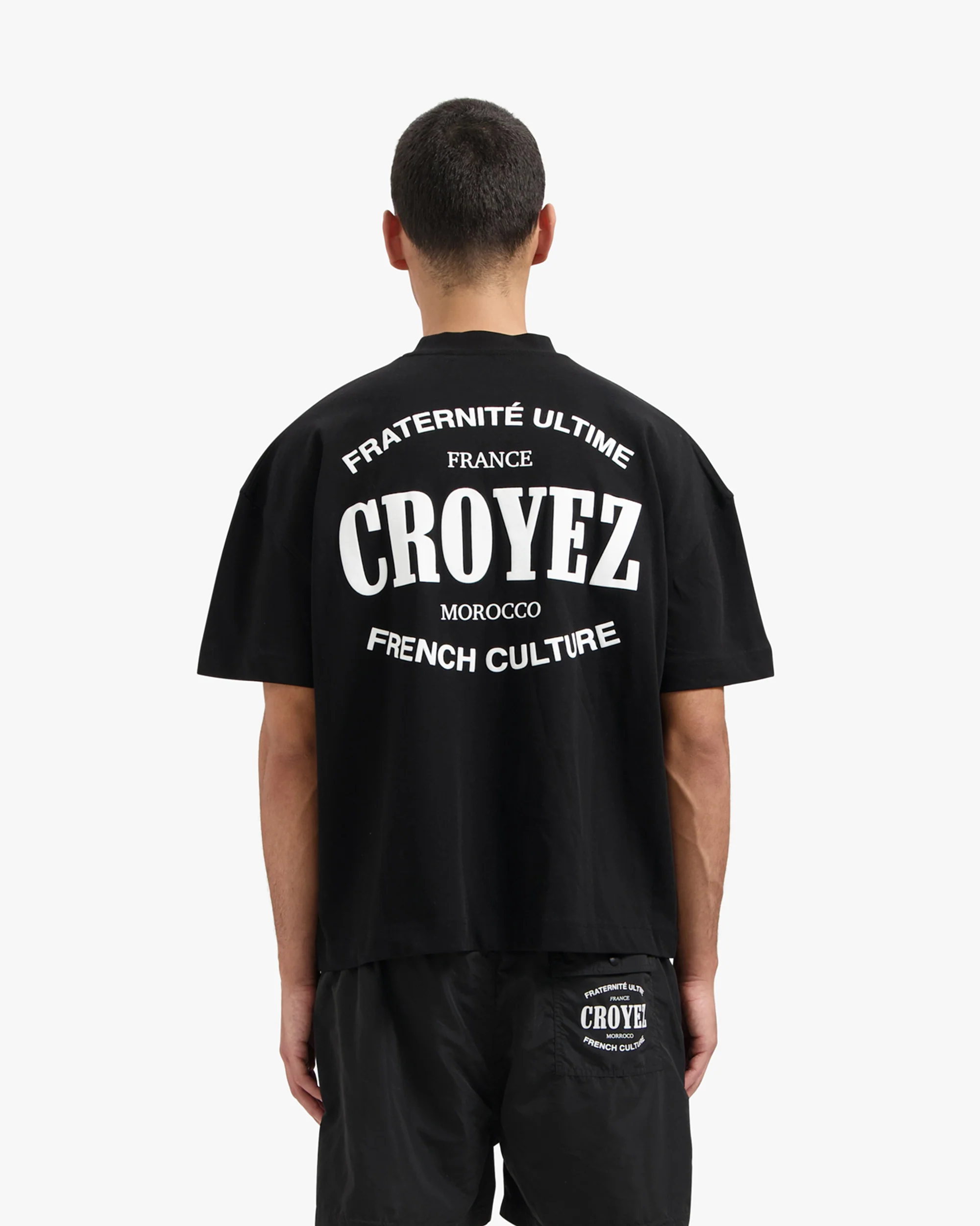 CROYEZ STAMP T-SHIRT | BLACK - Image 4