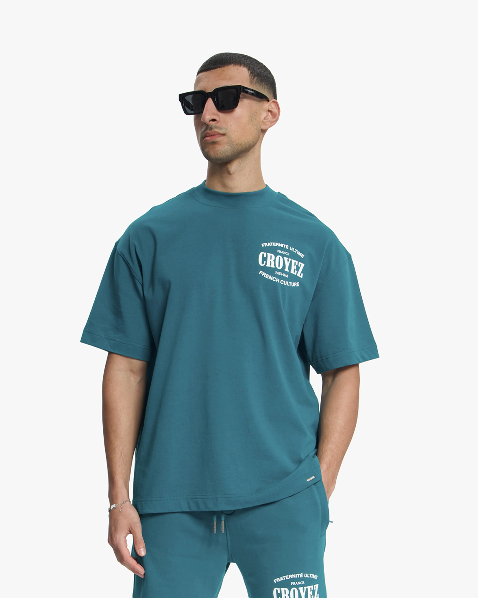 Croyez Stamp T-Shirt | Dark Teal - Image 3