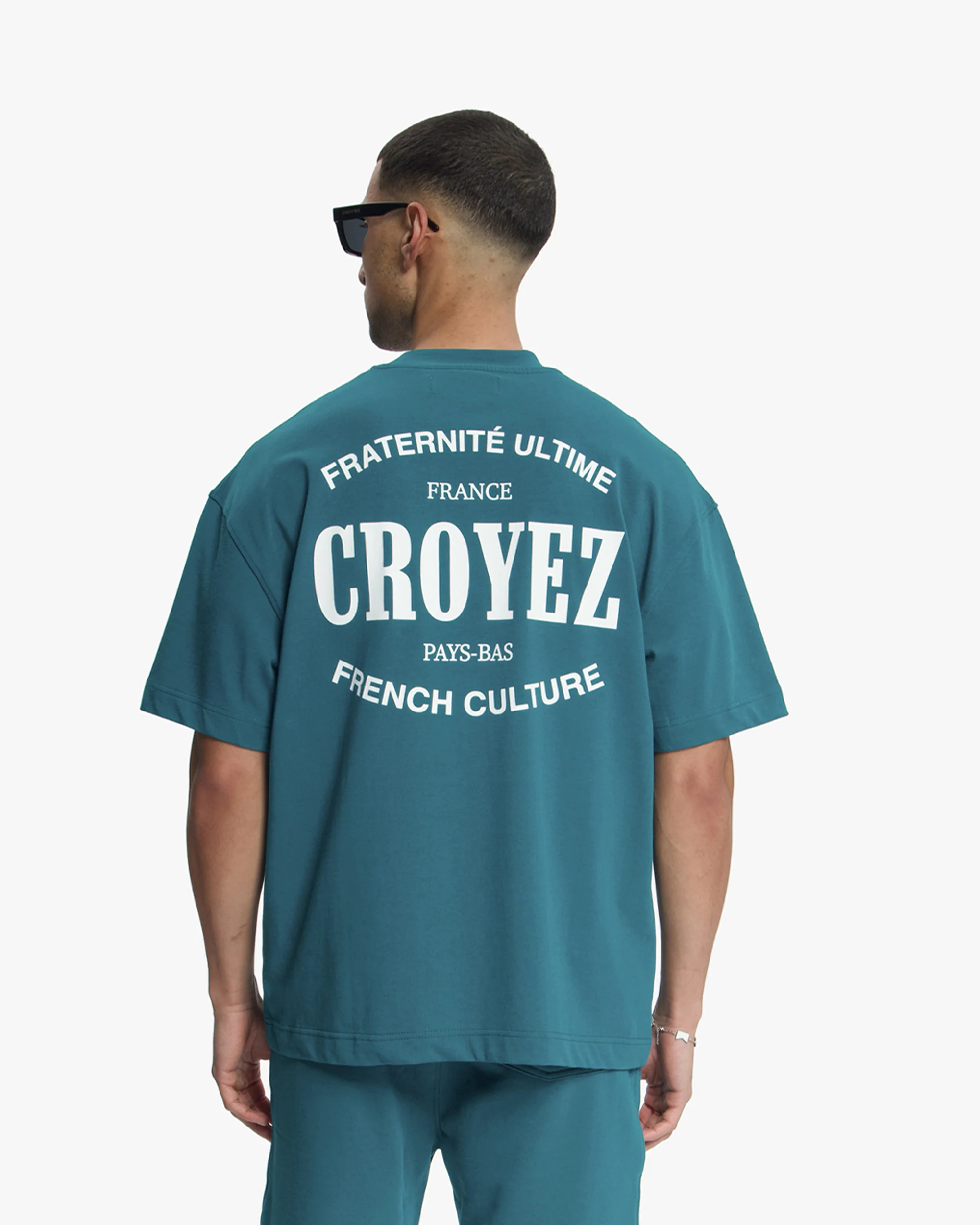 Croyez Stamp T-Shirt | Dark Teal - Image 4