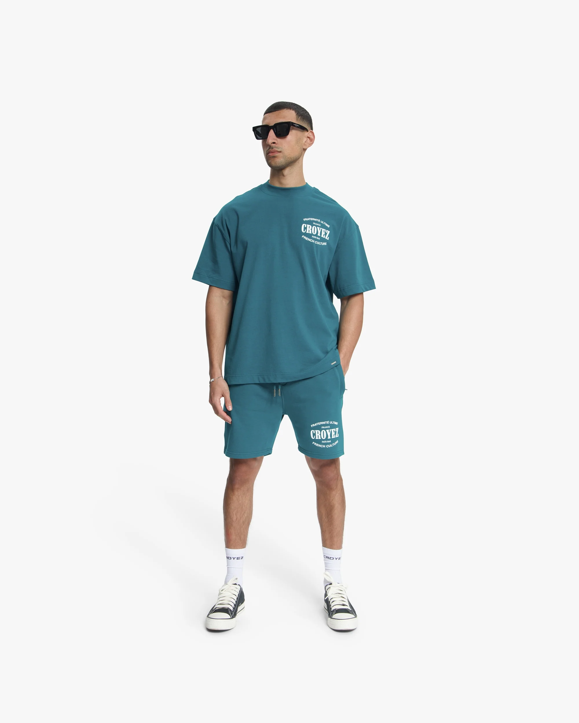 Croyez Stamp T-Shirt | Dark Teal - Image 5