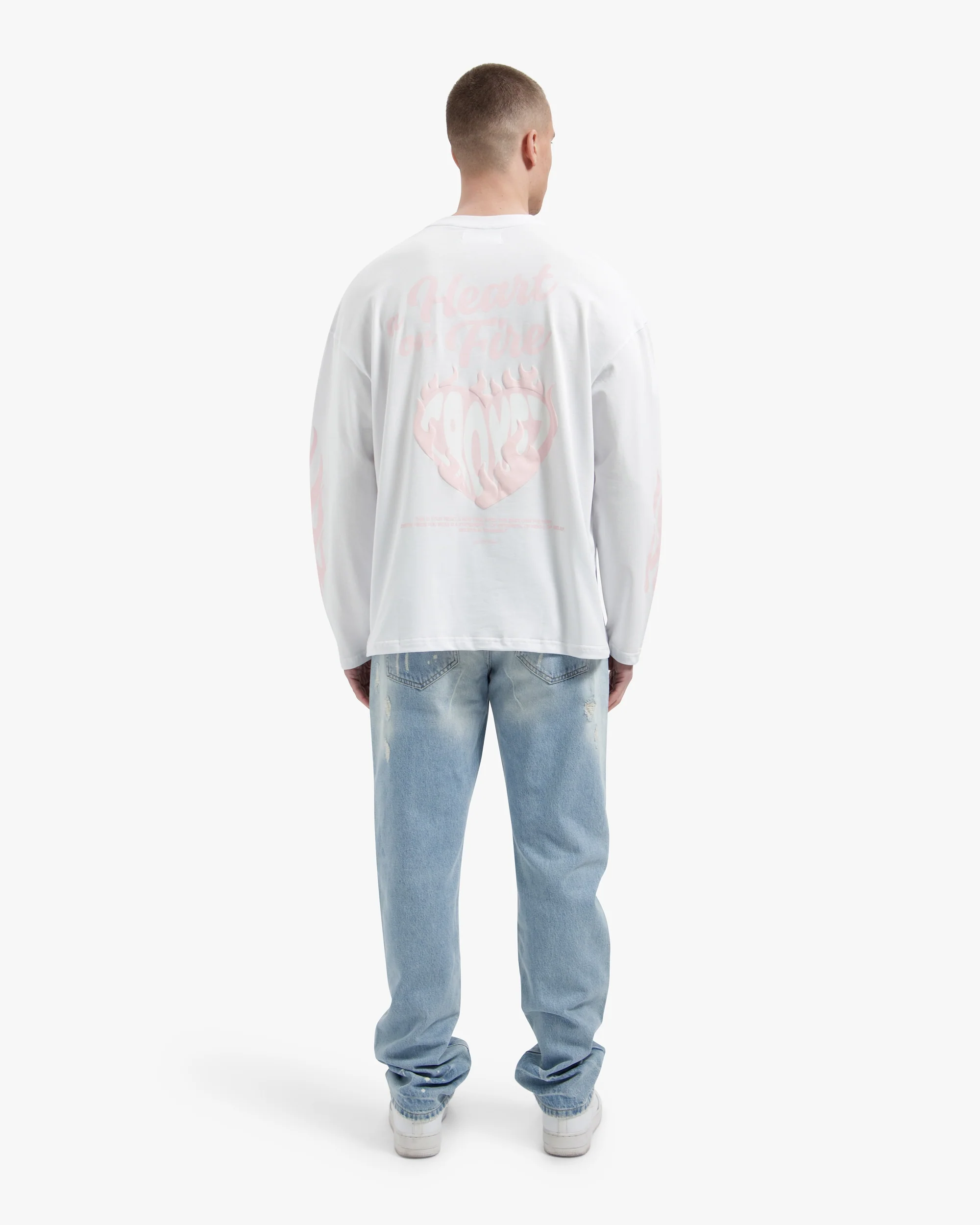 Croyez Straight Leg Washed Denim | Light Blue - Image 6