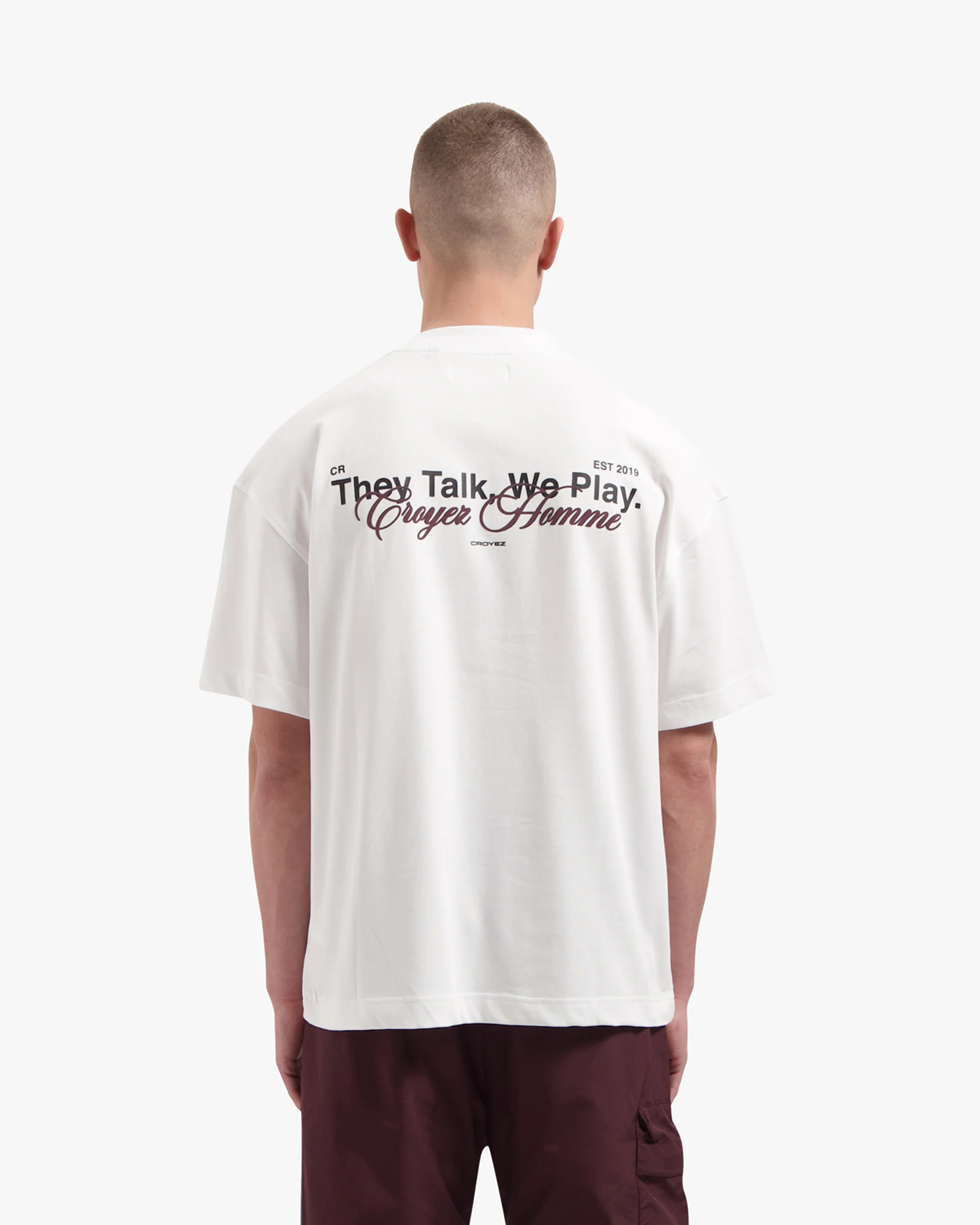 Croyez Talk And Play T-Shirt | White - Image 4